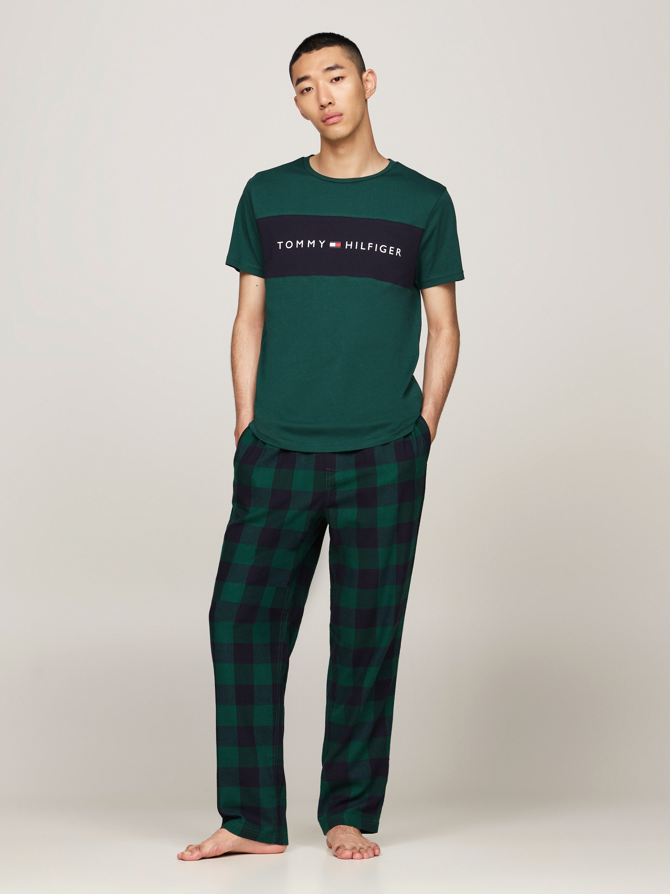 Tommy Hilfiger Underwear T-shirt SS T-SHIRT BLOCK LOGO met kleuraccent, met logo-opdruk