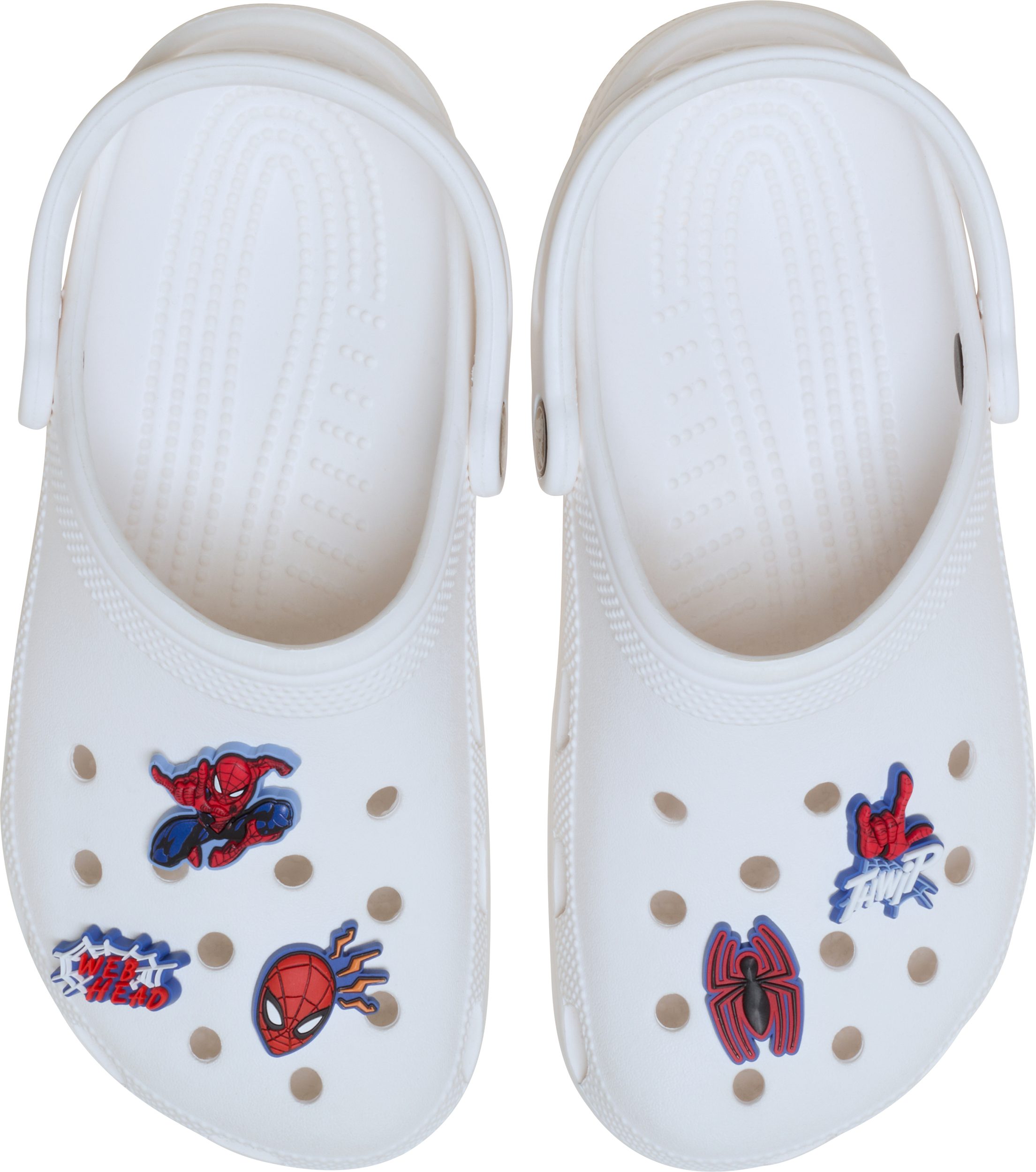 Crocs Schoenbutton Jibbitz™ Spiderman Charms, speld met Spiderman motieven (set, 5-delig, Geen speelgoed. Niet geschikt voor kinderen jonger dan 3 jaar)