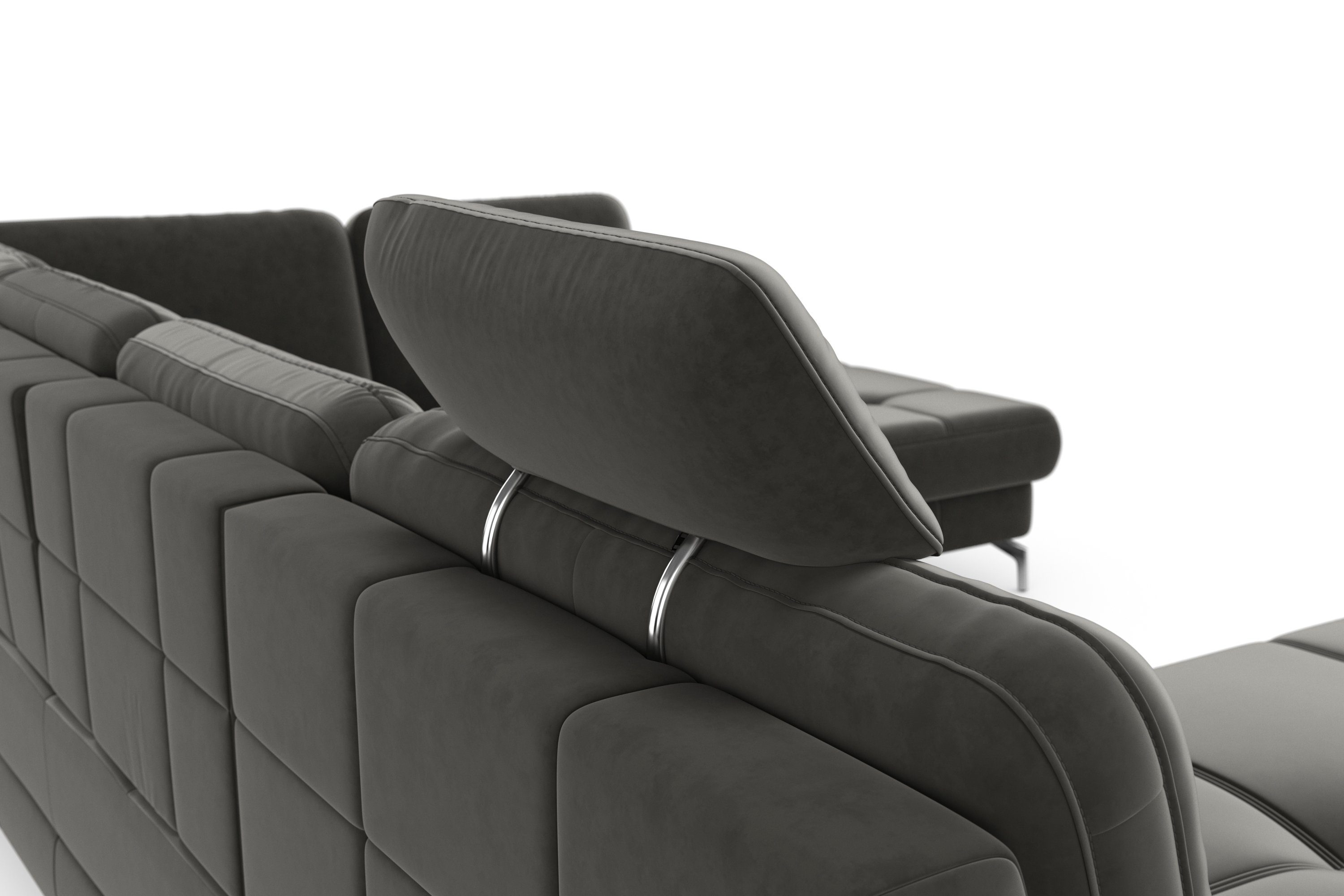 sit&more Zithoek Bendigo U-vorm inclusief zitdiepteverstelling, bodemvrijheid 12 cm, in 2 pootkleuren