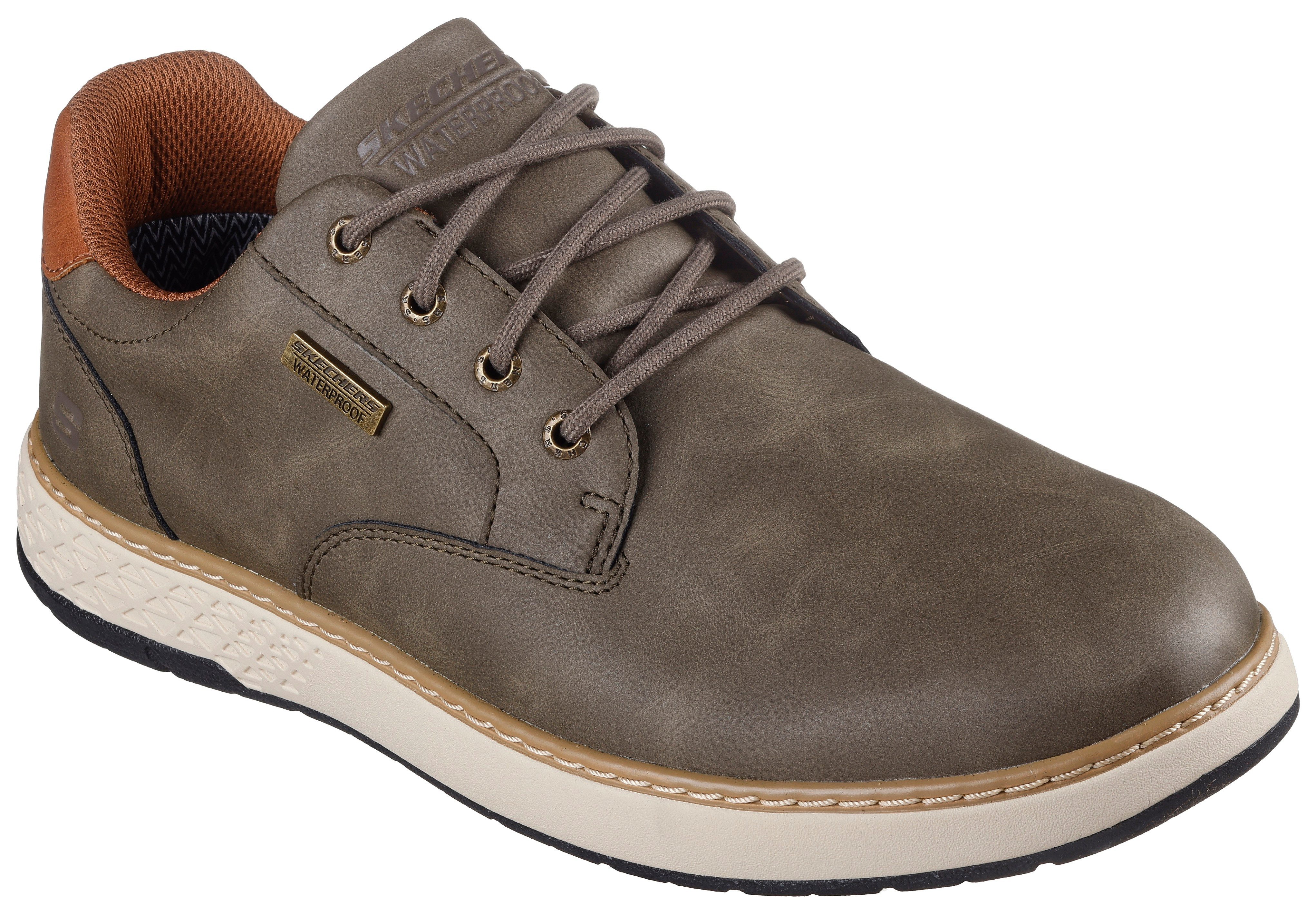 Skechers Veterschoenen GARLAN trekking schoen, sneakers, vrijetijdsschoen met contraststiksels