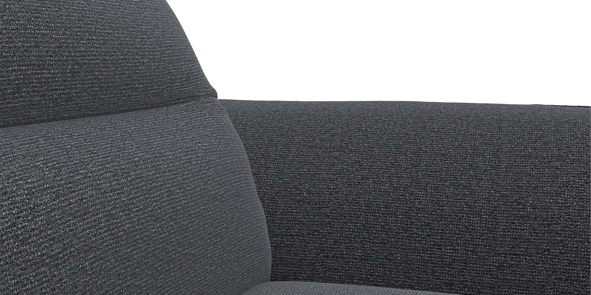FLEXLUX 2,5-zits Salino, functie-sofa, relaxsofa Bank met arm- en hoofdeinde verstellingen, koudschuim & staalgolven