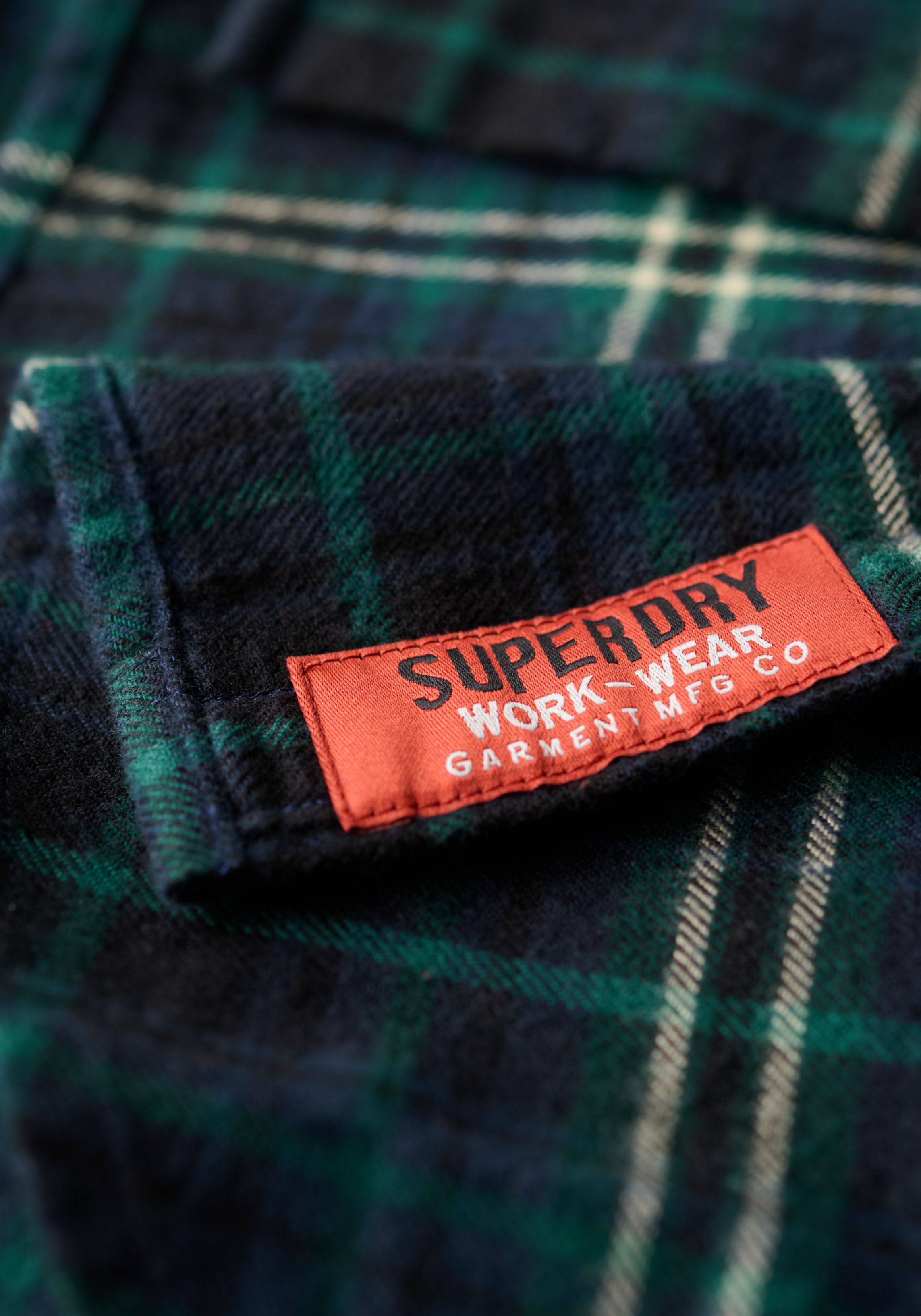 Superdry Overhemd met lange mouwen Organic Cotton Lumberjack Check Shirt