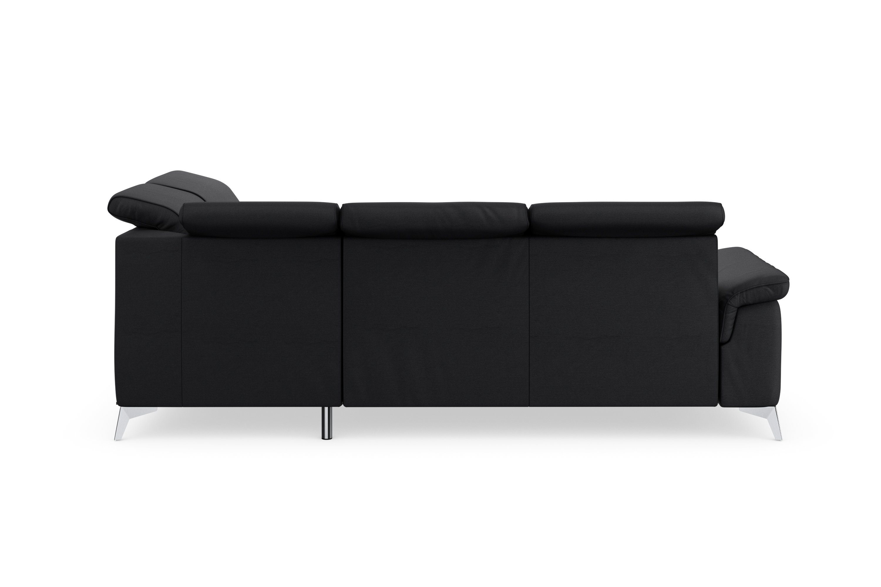 sit&more Hoekbank Sinatra L-vorm met ottomane, optioneel met verstelbare hoofdsteun en armleuning