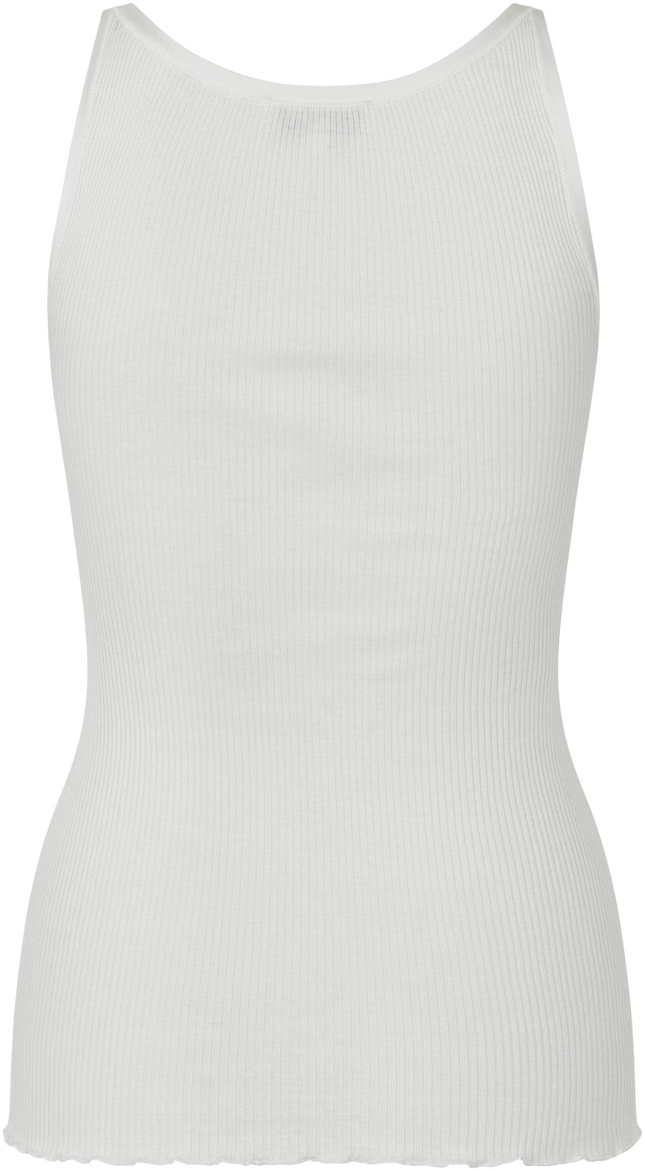 rosemunde Shirt voor eronder Babette Silk Top edel satijnen band aan de ronde hals