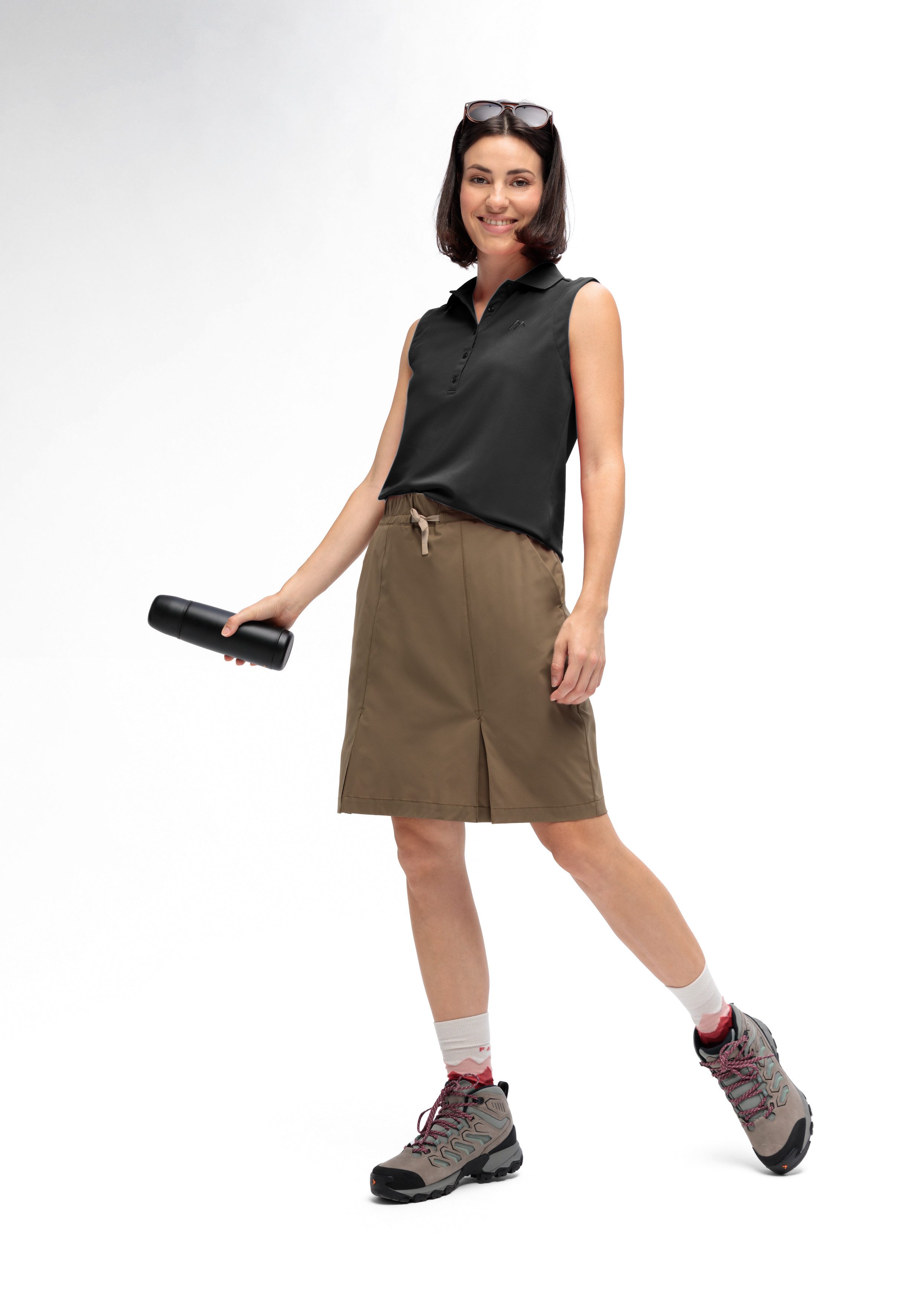 Maier Sports Poloshirt Ulrike sleeveless Dames functioneel shirt, mouwloos vrijetijdsshirt, regular fit