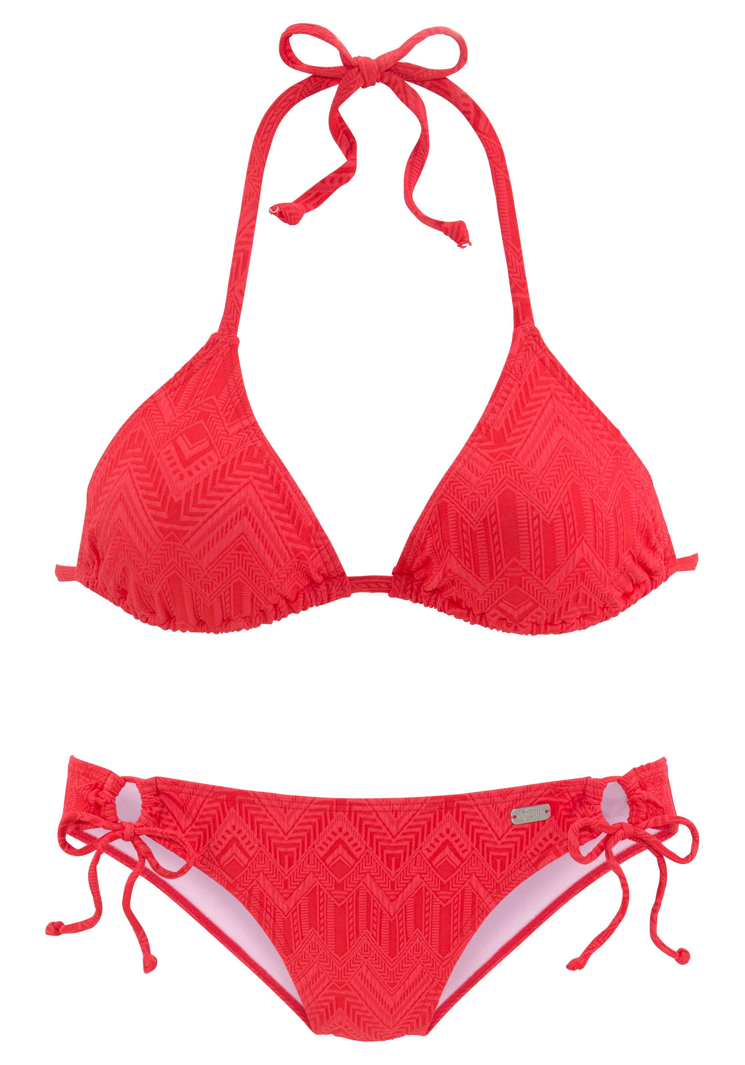 Buffalo Triangelbikini ROMANCE met modieuze structuur