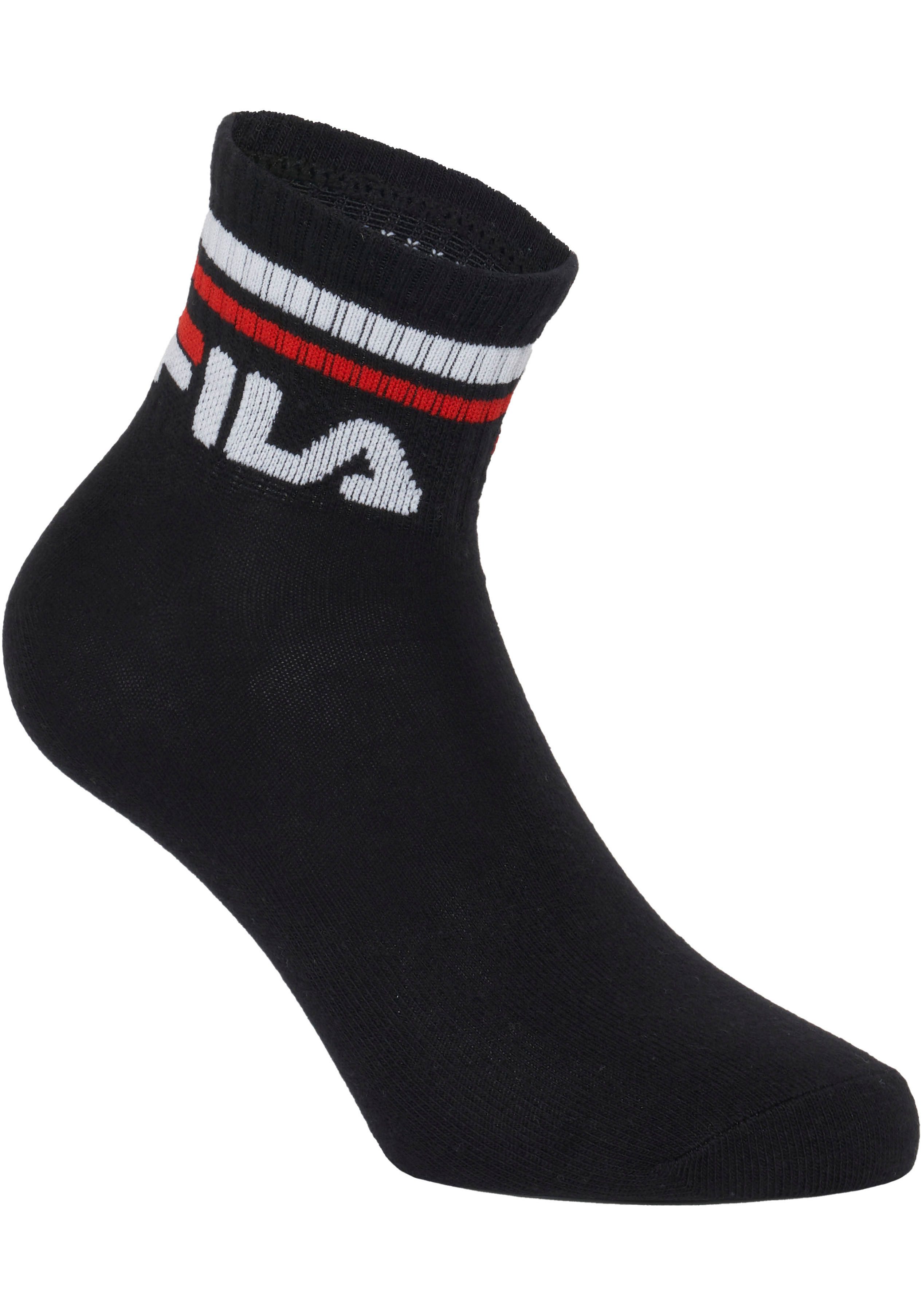 Fila Sportsokken met logo-opschrift (6 paar, Set van 6)