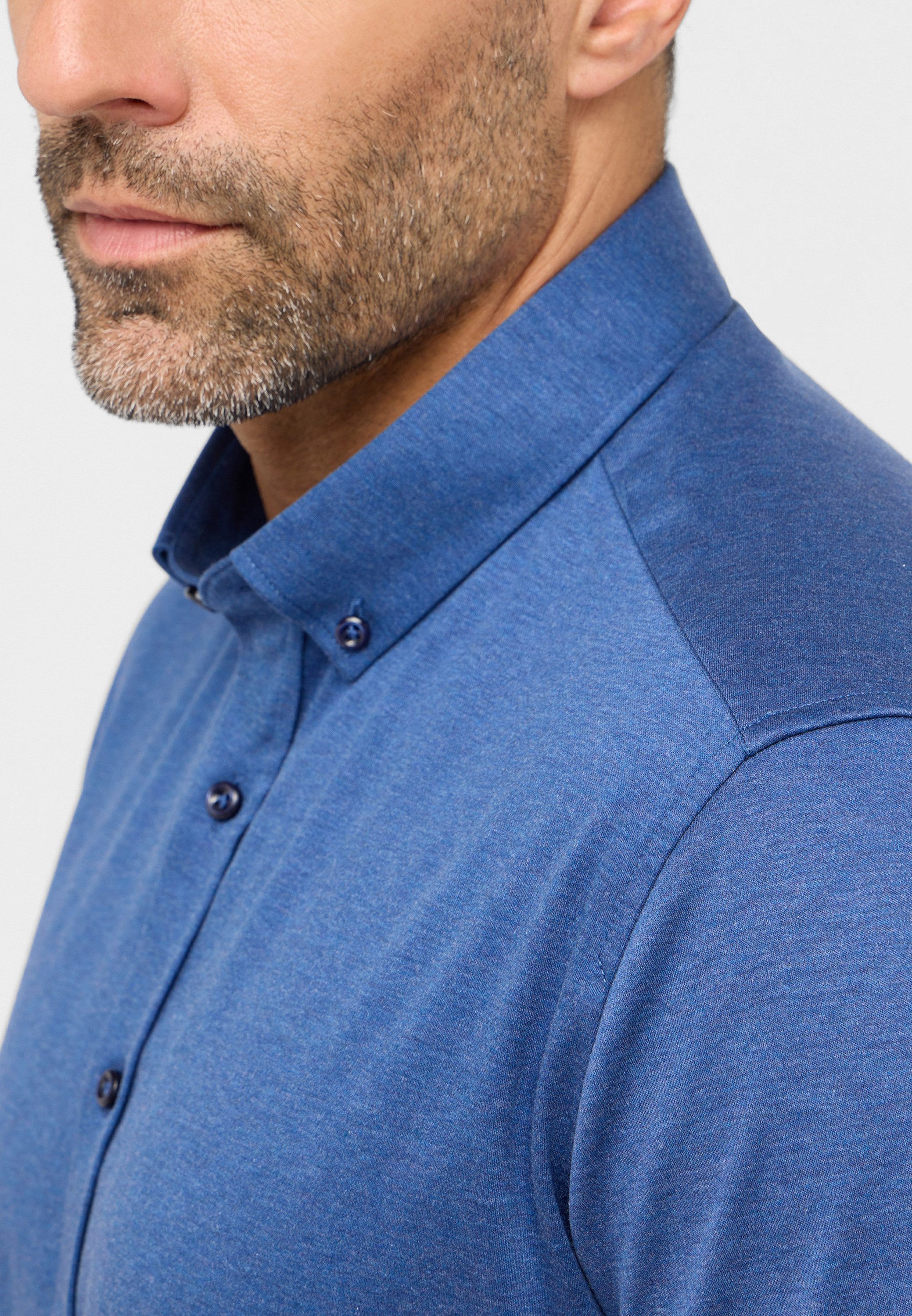 Eterna Overhemd met korte mouwen MODERN FIT NON IRON (strijkvrij)
