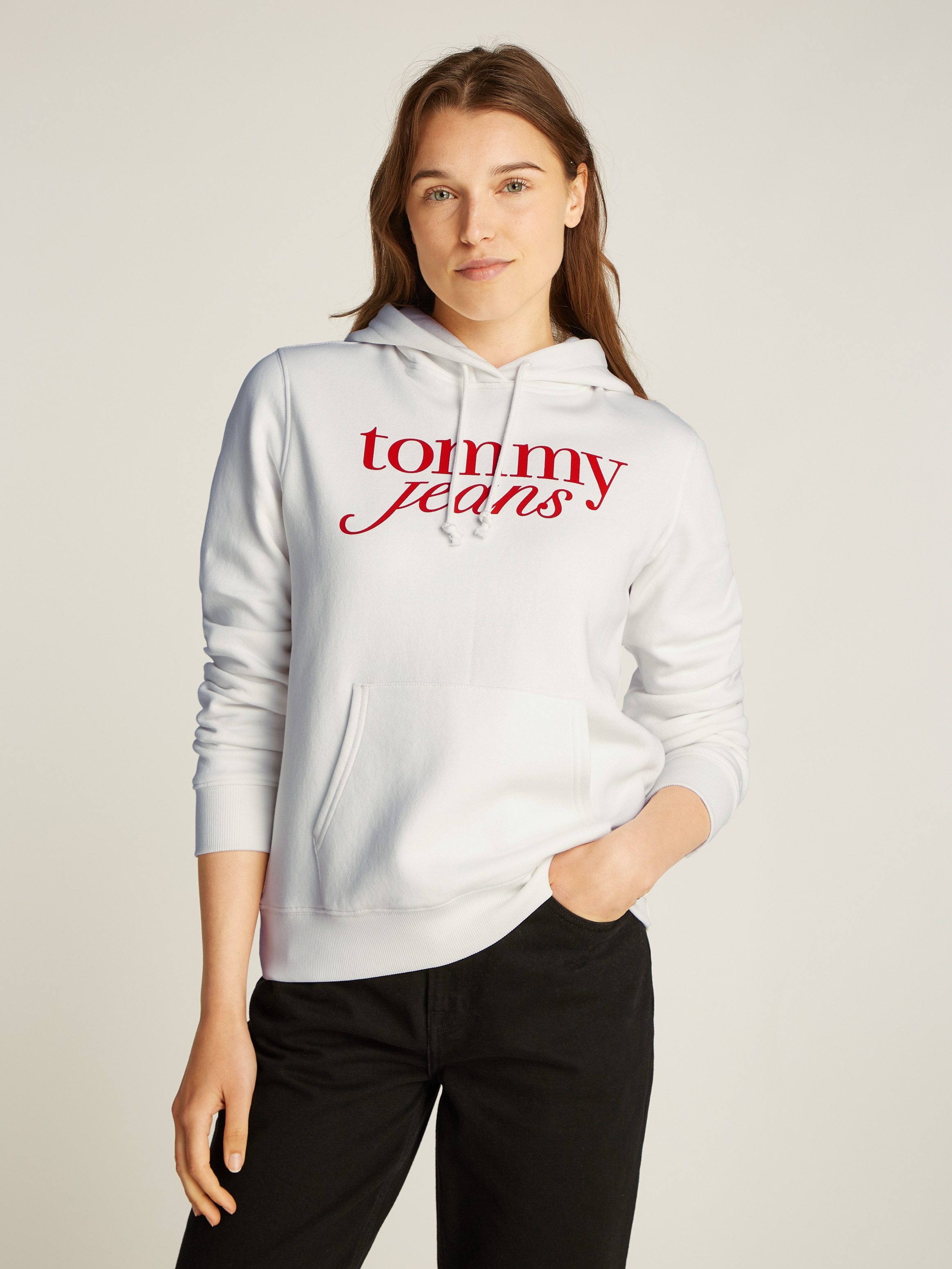 TOMMY JEANS Hoodie TJW REG ESS LOGO HOODIE EXT