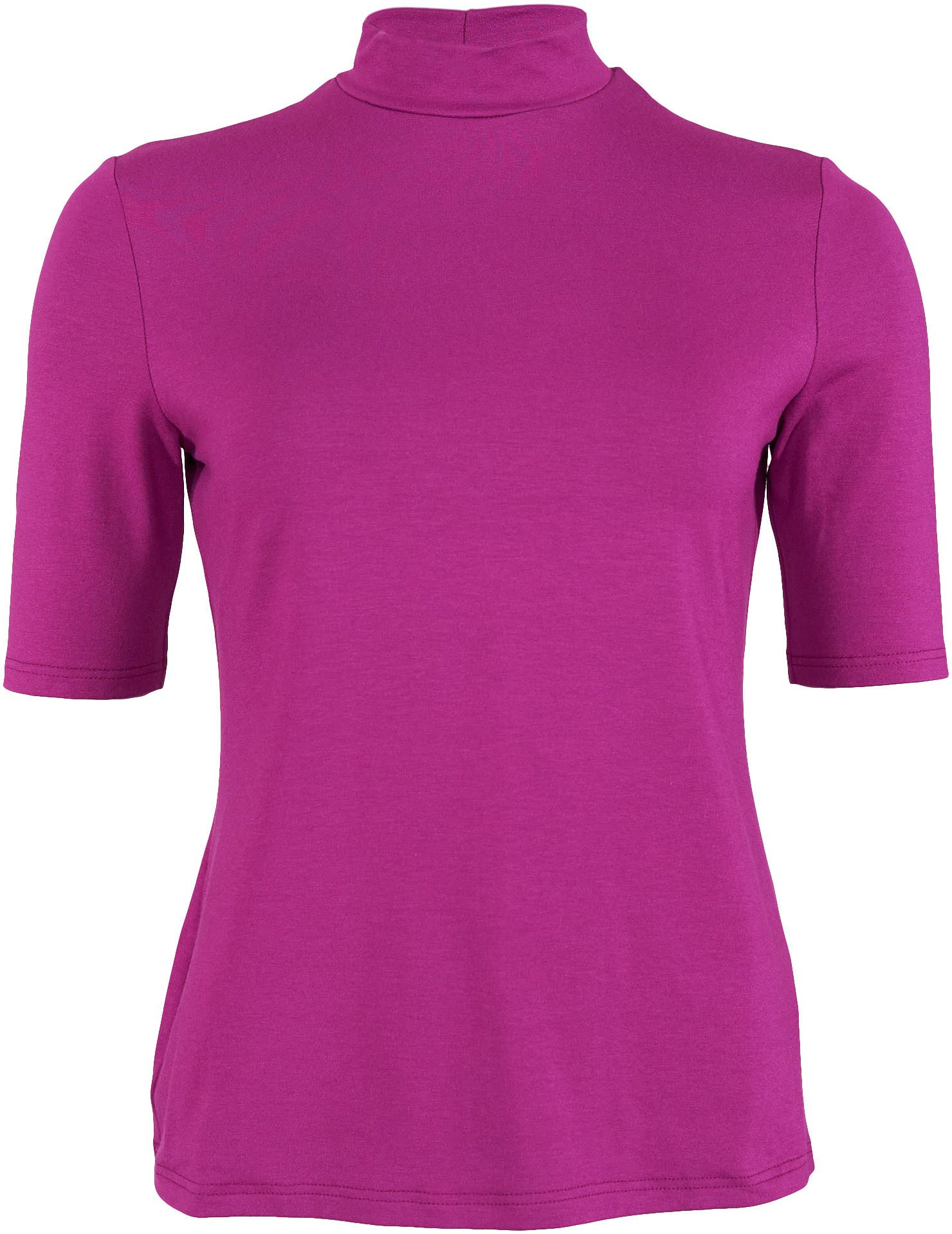 Seidel Moden Shirt met staande kraag in heuplengte, made in germany
