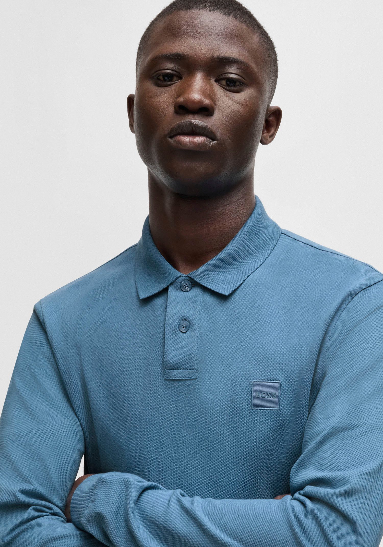 Boss Orange Poloshirt Passerby met boss badge