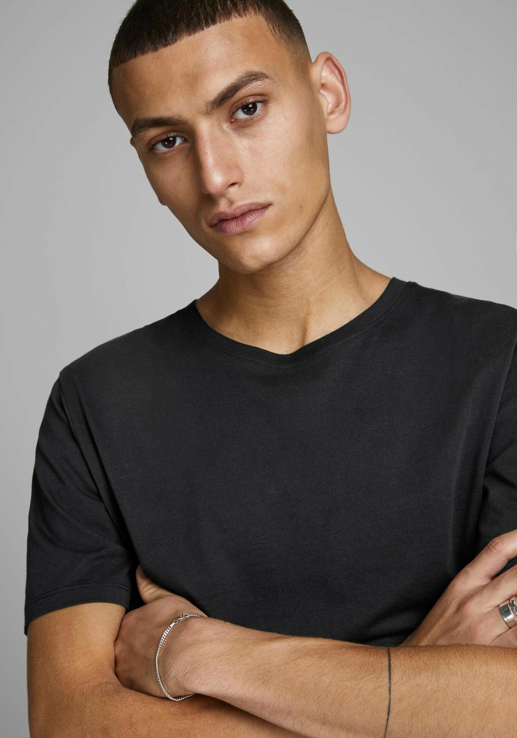 Jack & Jones Shirt met ronde hals JJEORGANIC BASIC TEE SS O-NECK NOOS
