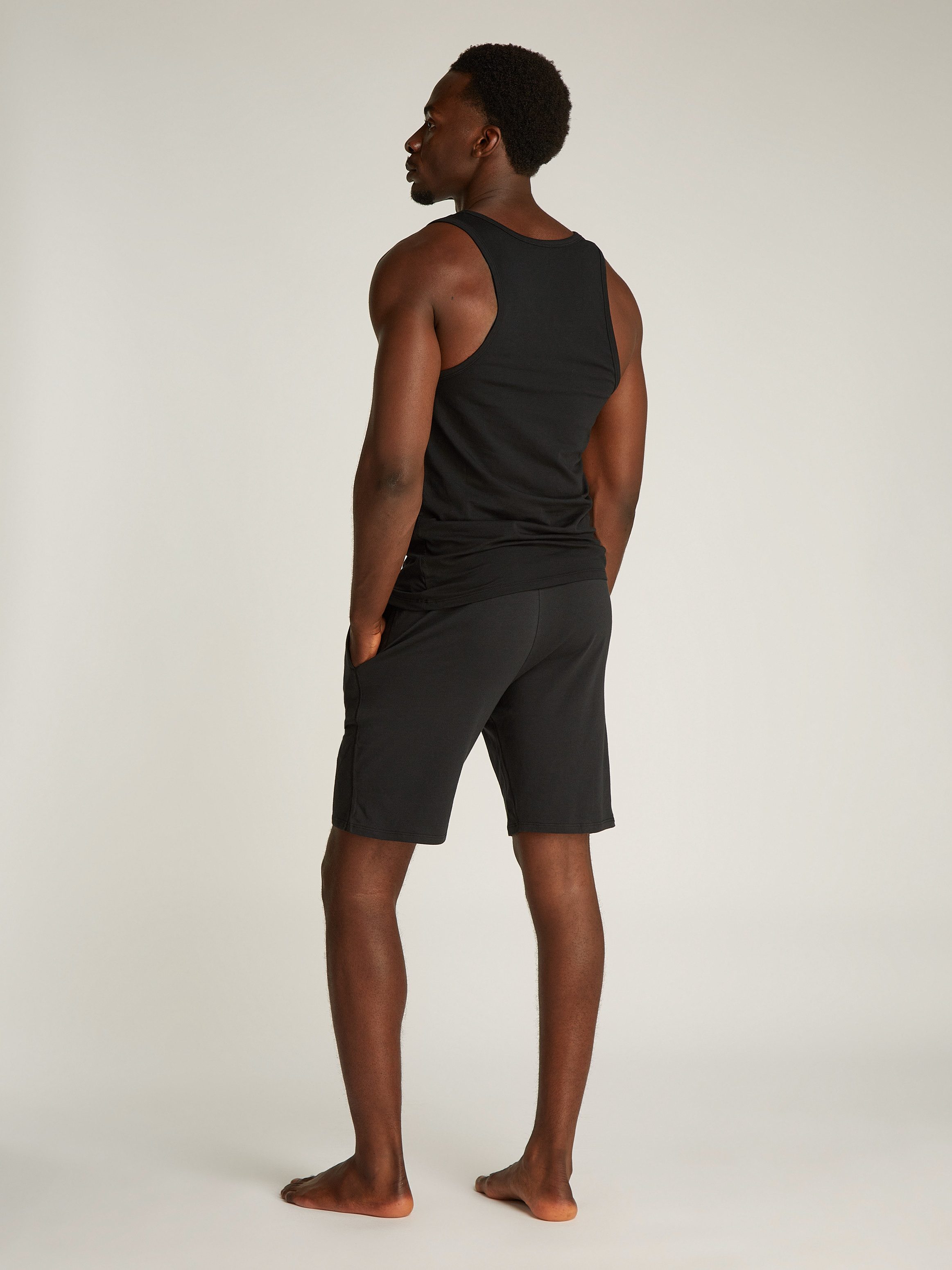 Calvin Klein T-shirt TANK 3PK met logo aan de zoom (3-delig, Set van 3)