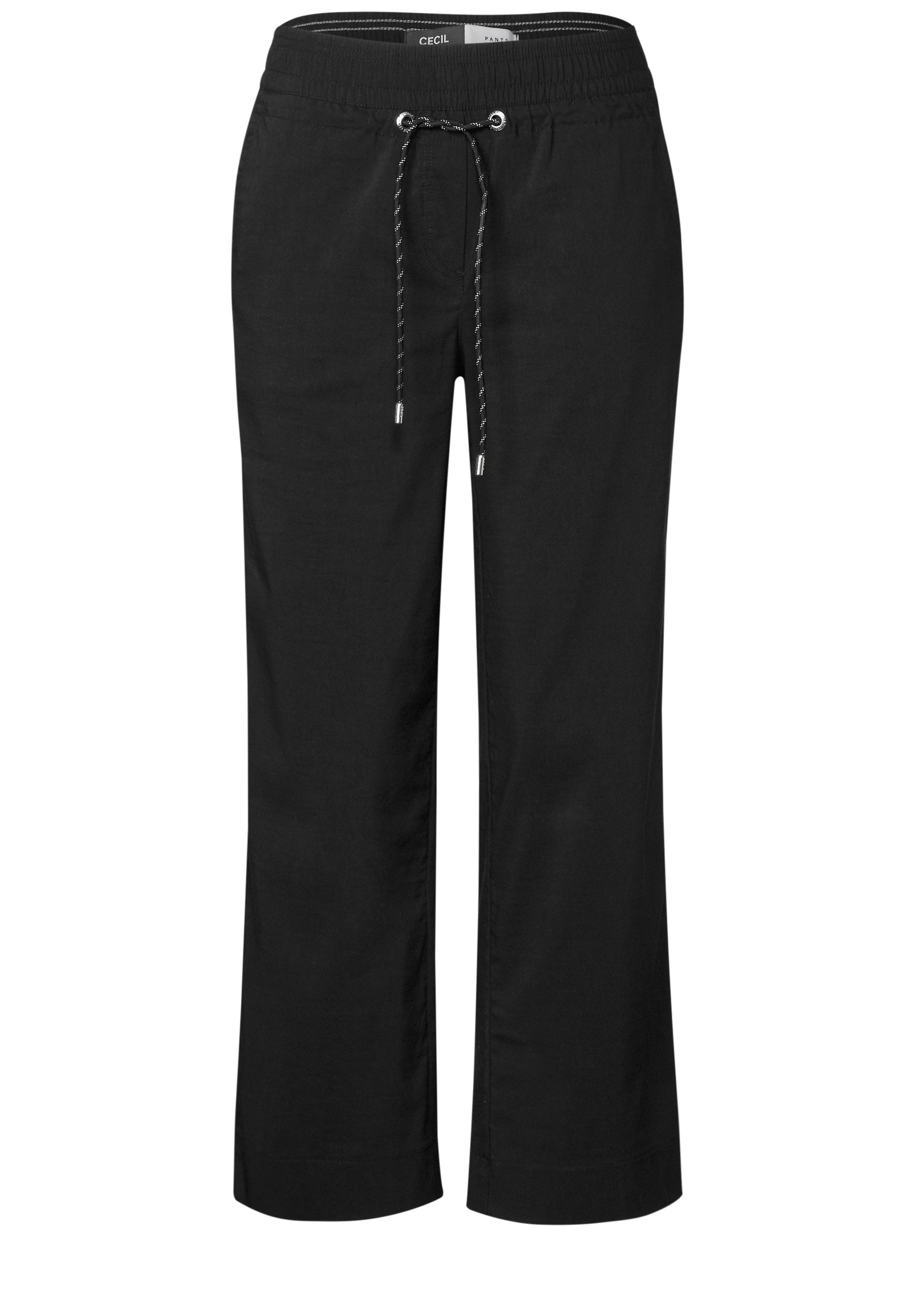 Cecil Stoffen broek Style Neele met elastische band en rijgkoord