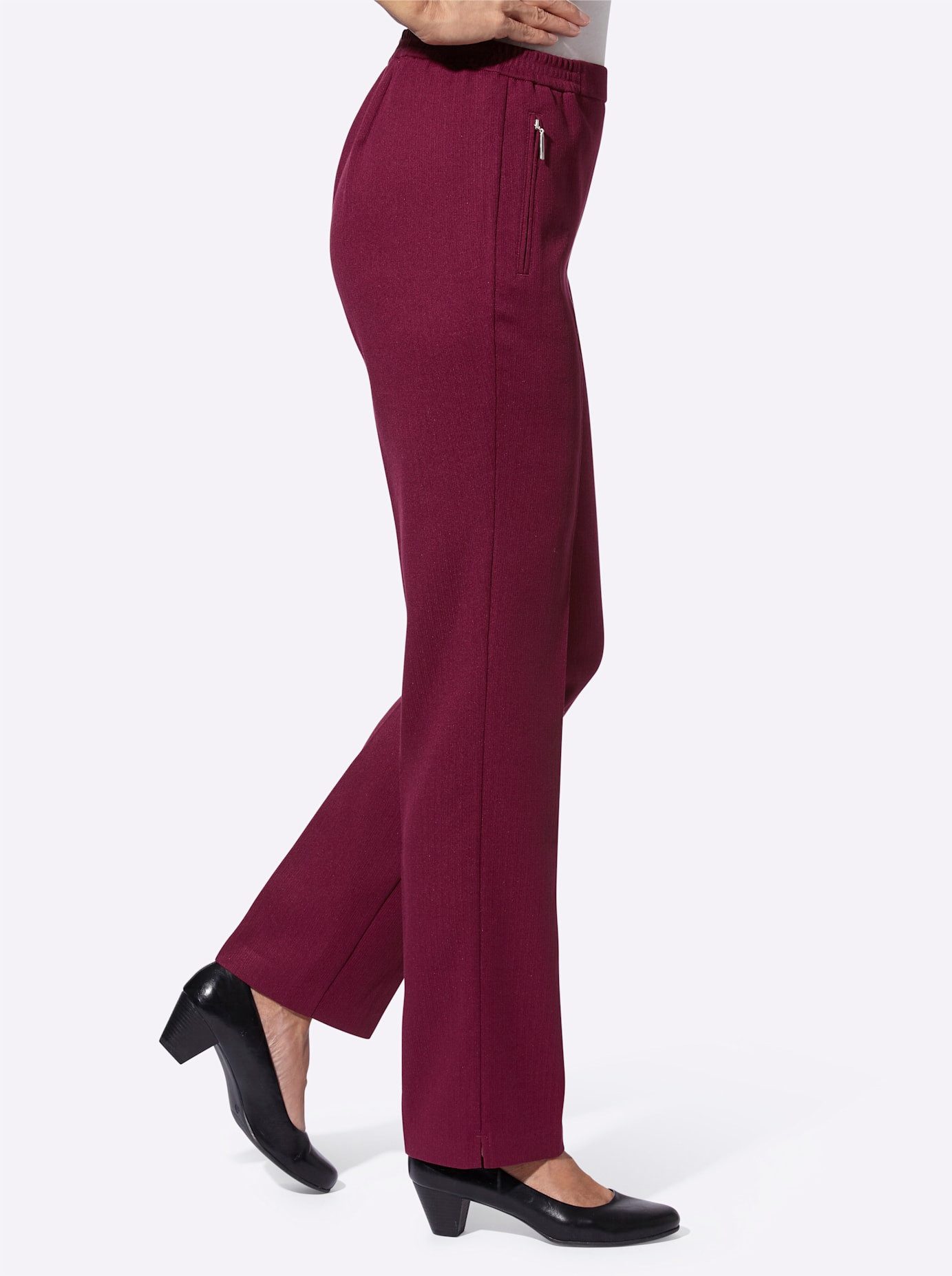 Classic Basics Pantalon met vouw