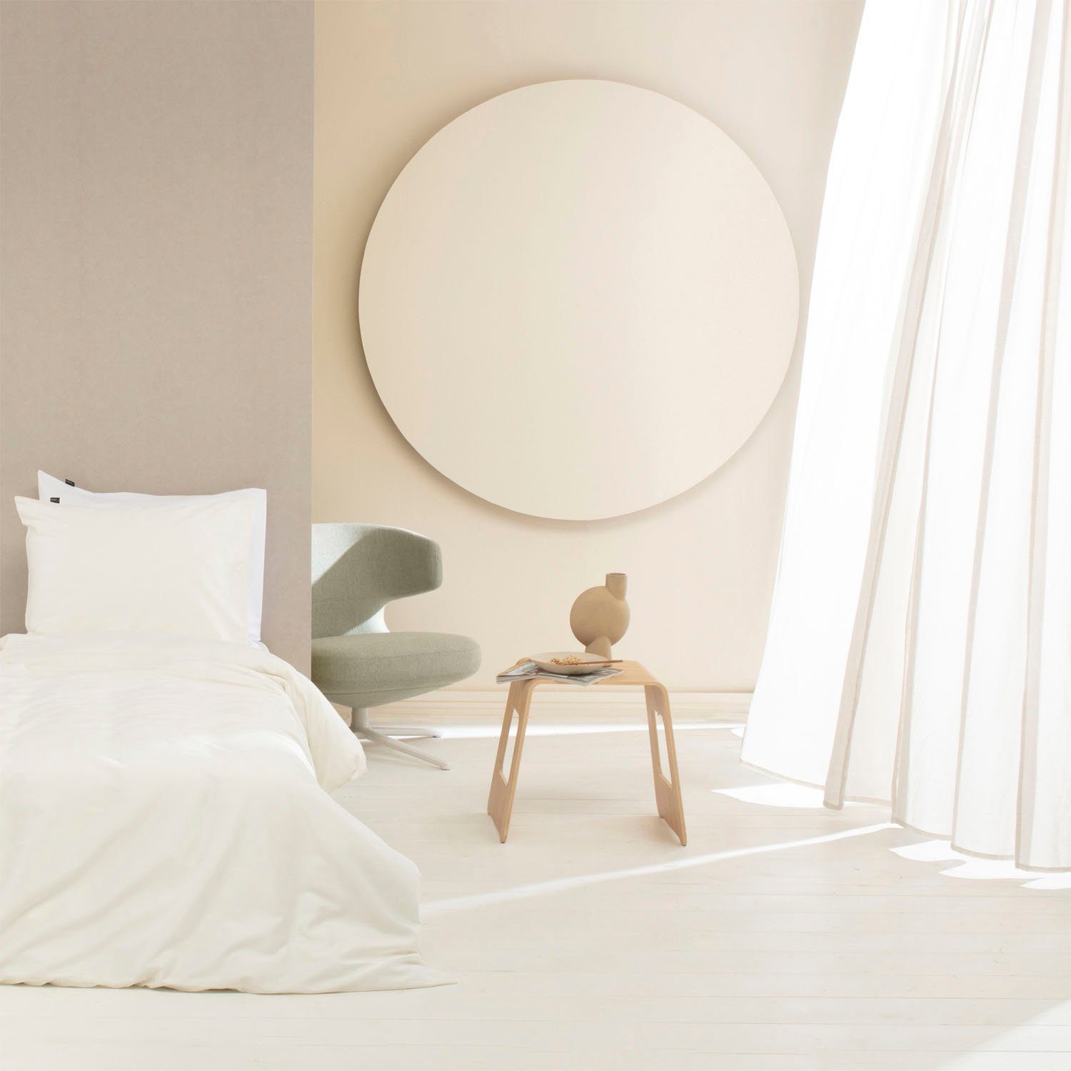 damai Overtrekset Bio Satin in elegante kleuren