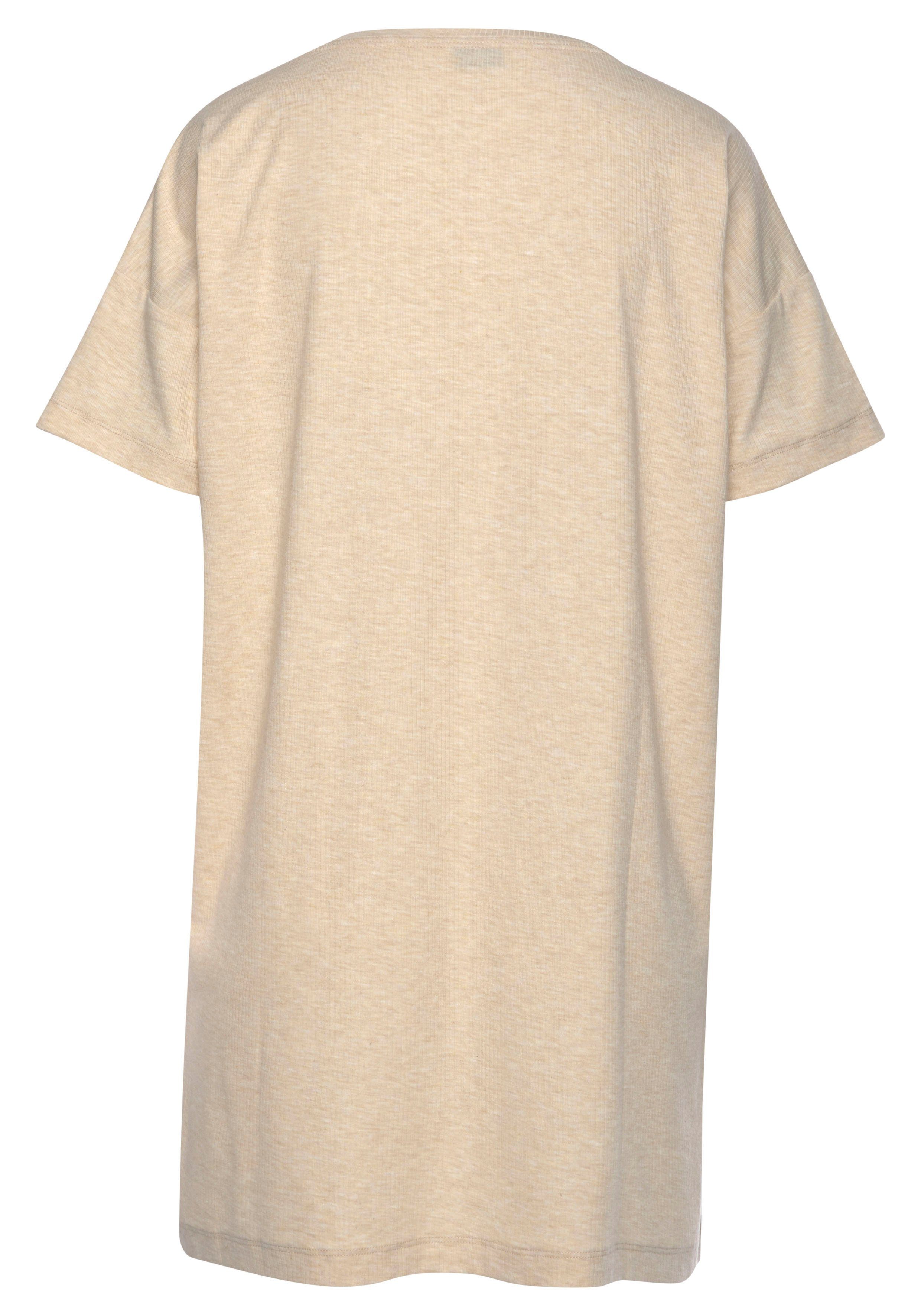 Vivance Dreams Big-shirt in zachte ribkwaliteit