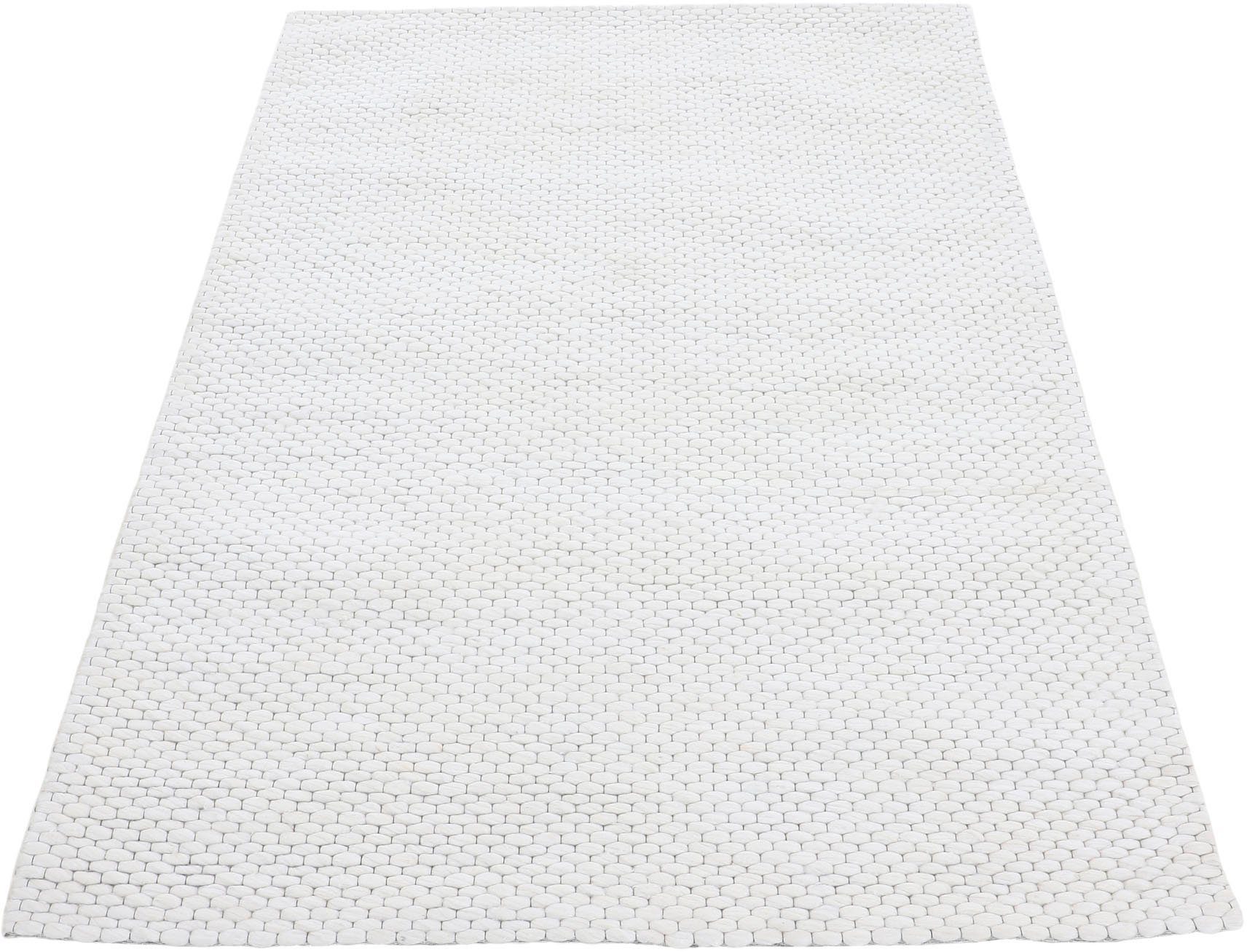 carpetfine Wollen kleed Sina Handgeweven tapijt, 100% wol, gemêleerd, handgeweven, zacht & knuffelig