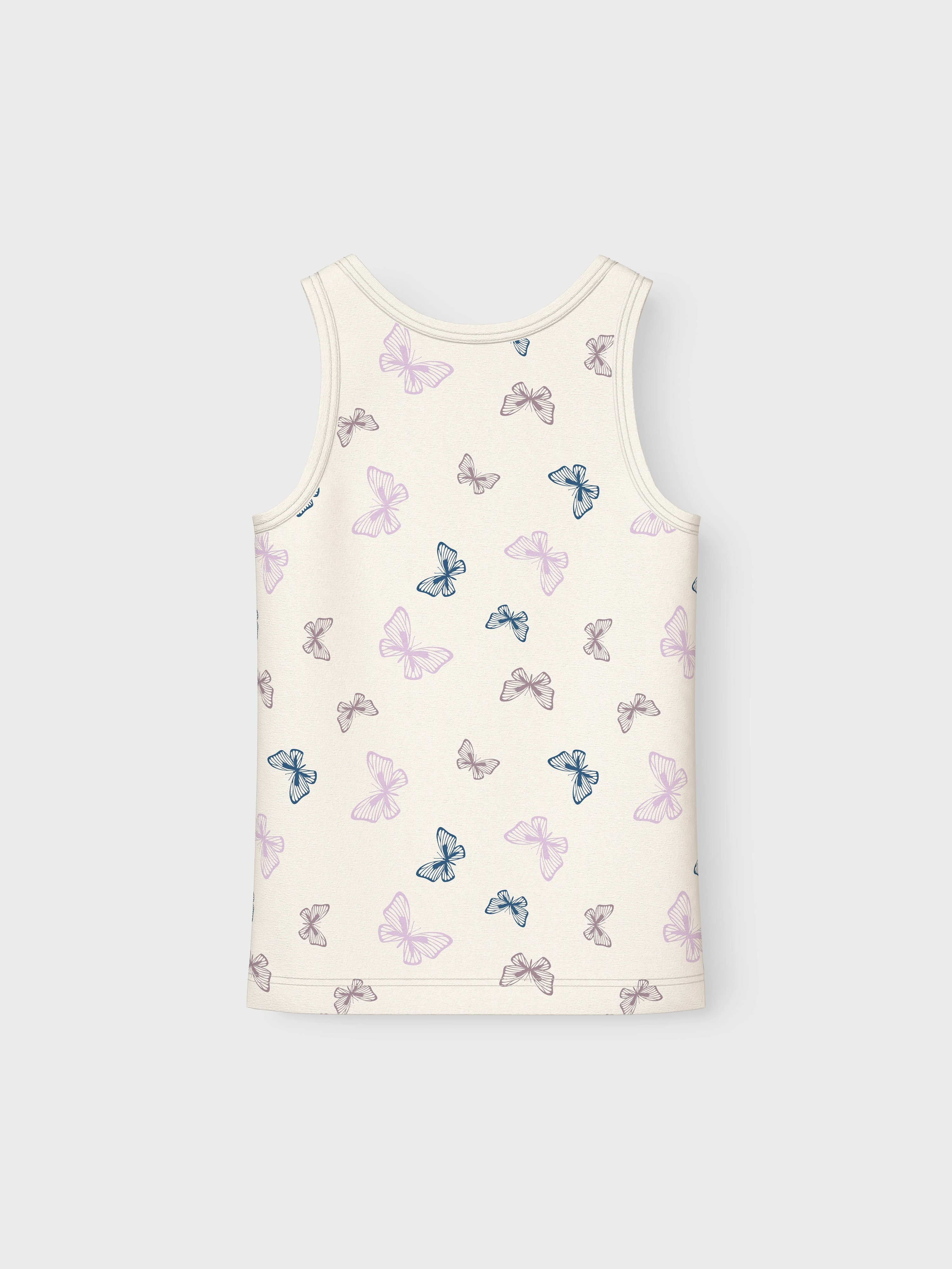 Name It Hemd NMFTANK TOP 2P JET STREAM BUTTERFLY NOOS (set 2 stuks)