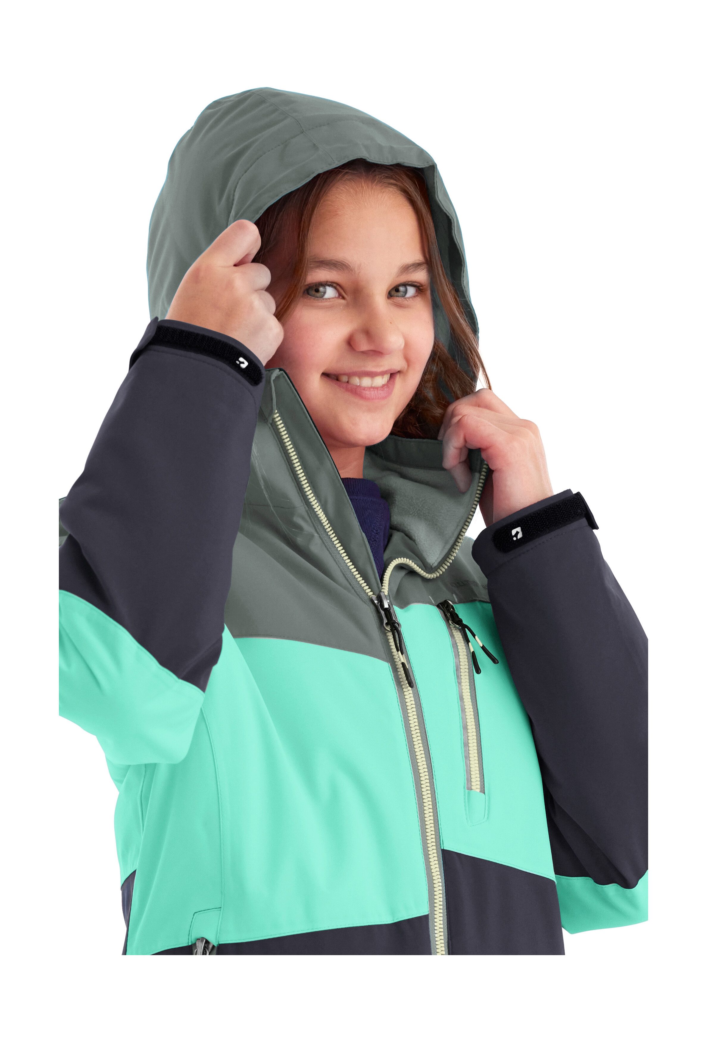 Killtec Outdoorjack KOW 170 GRLS JCKT Functionele jack met capuchon en sneeuwvang, waterdicht