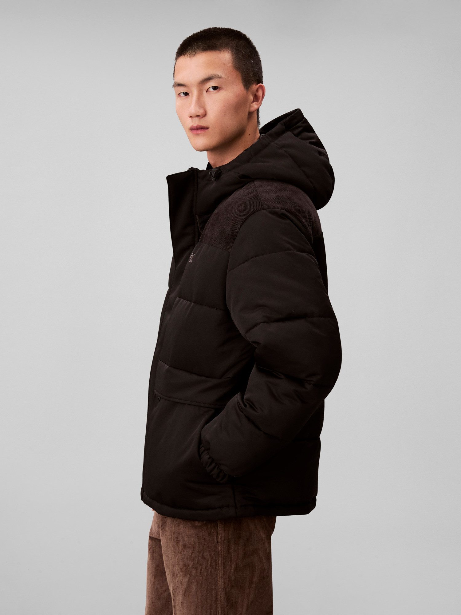 Calvin Klein Gewatteerde jas Capuchon, regular fit, gewatteerd