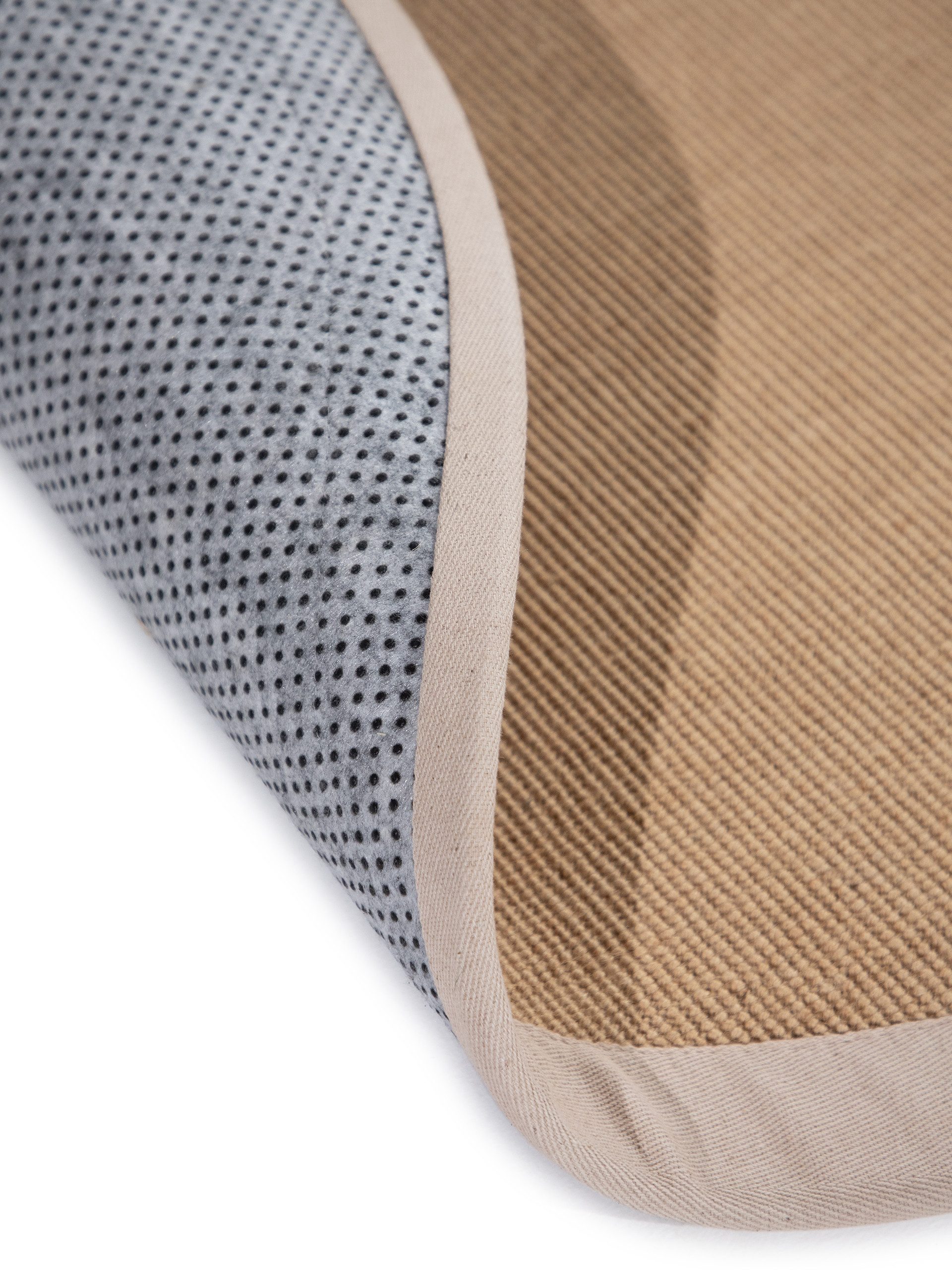 carpetfine Sisalkleed Sisal met gekleurd randdessin, antislip achterzijde