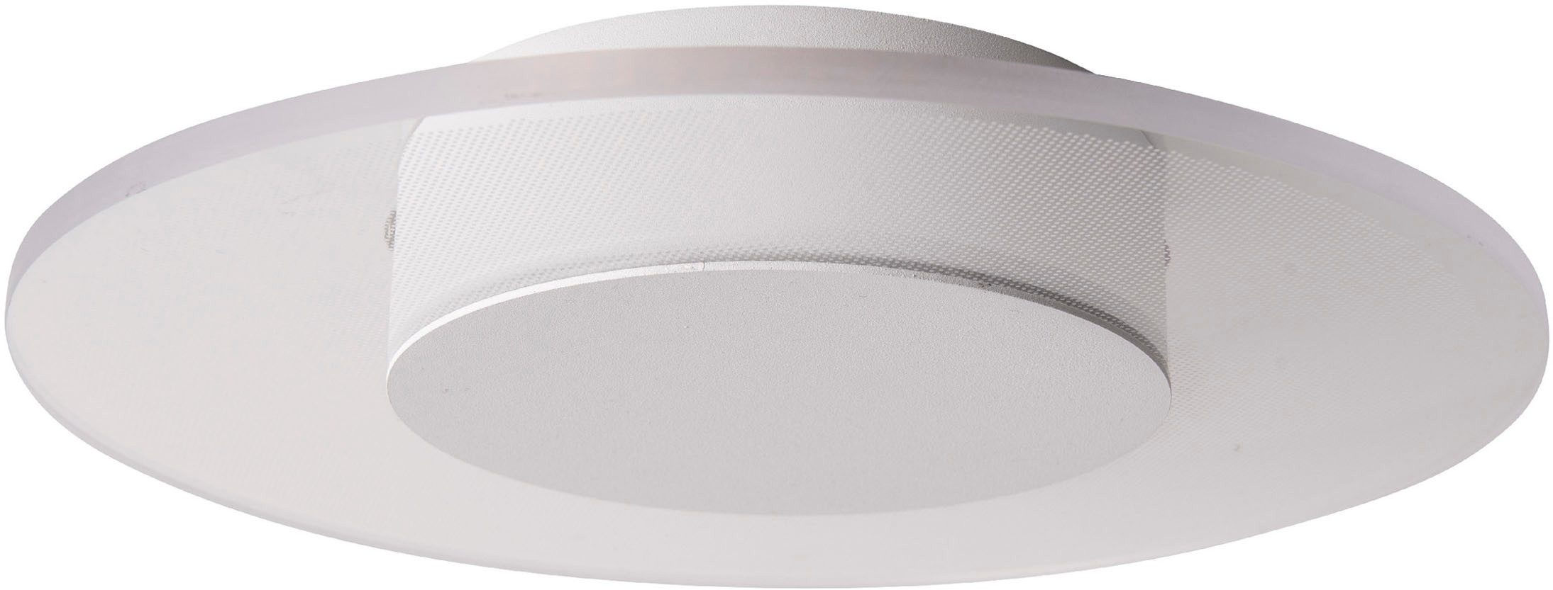 näve Led-plafondlamp Modesto wit - gematteerd, 3-staps dimbaar via wandschakelaar, 60 warmwitte led (1 stuk)