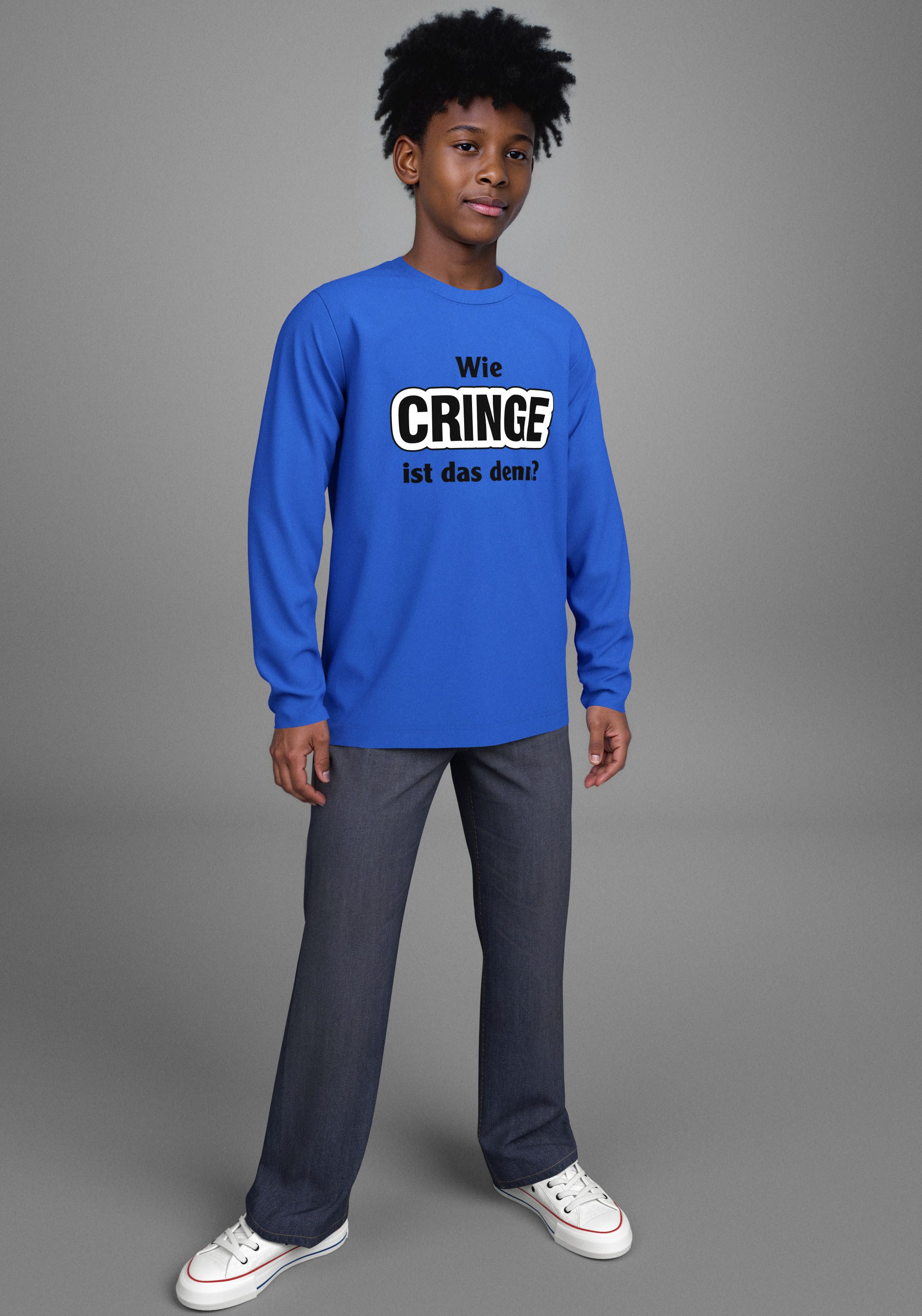 KIDSWORLD Shirt met lange mouwen CRINGE