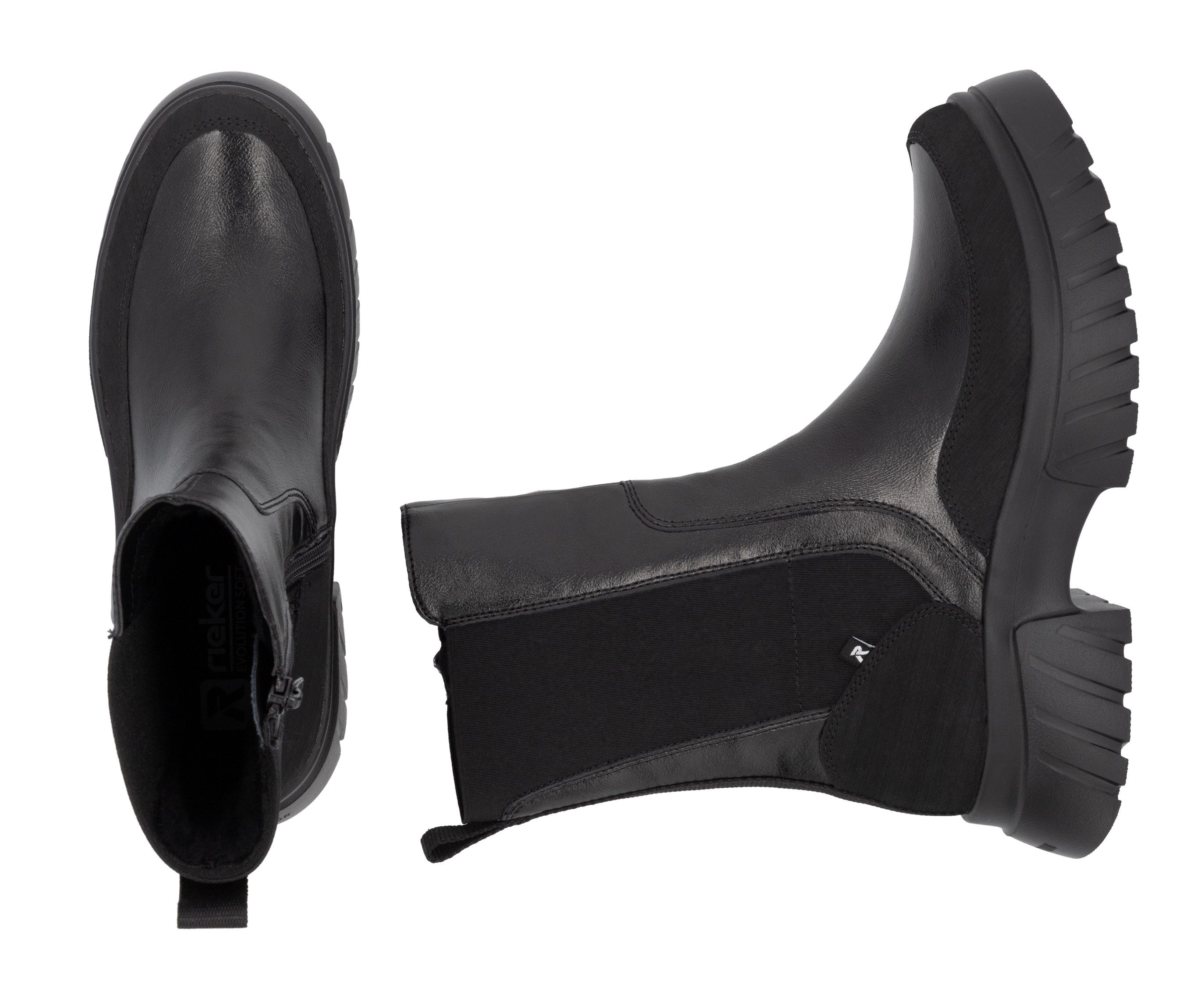 Rieker EVOLUTION Chelsea-boots instaplaarzen, enkellaarsjes met praktische binnenrits