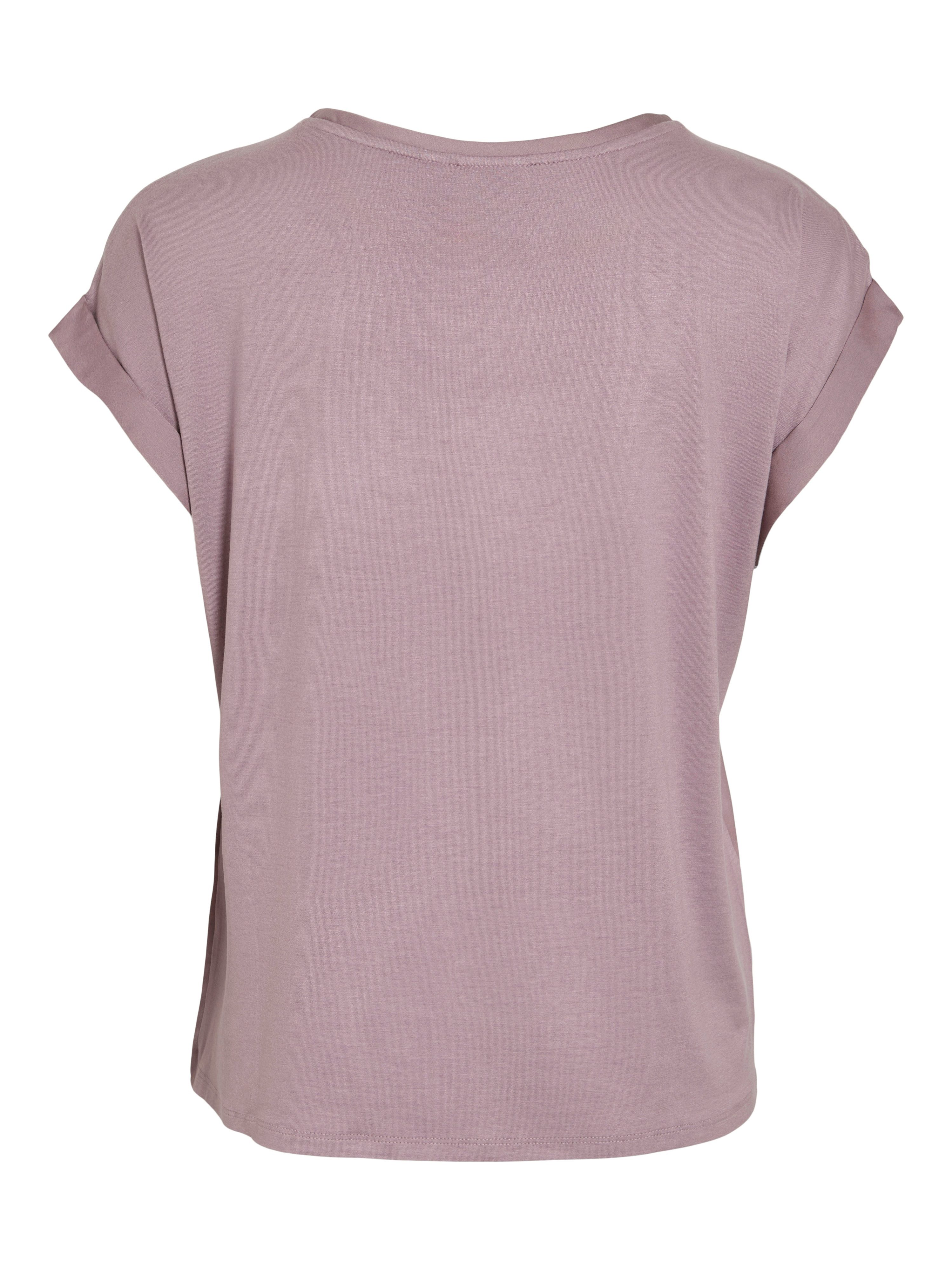 Vila Shirt met korte mouwen VIELLETTE S/S SATIN TOP - NOOS