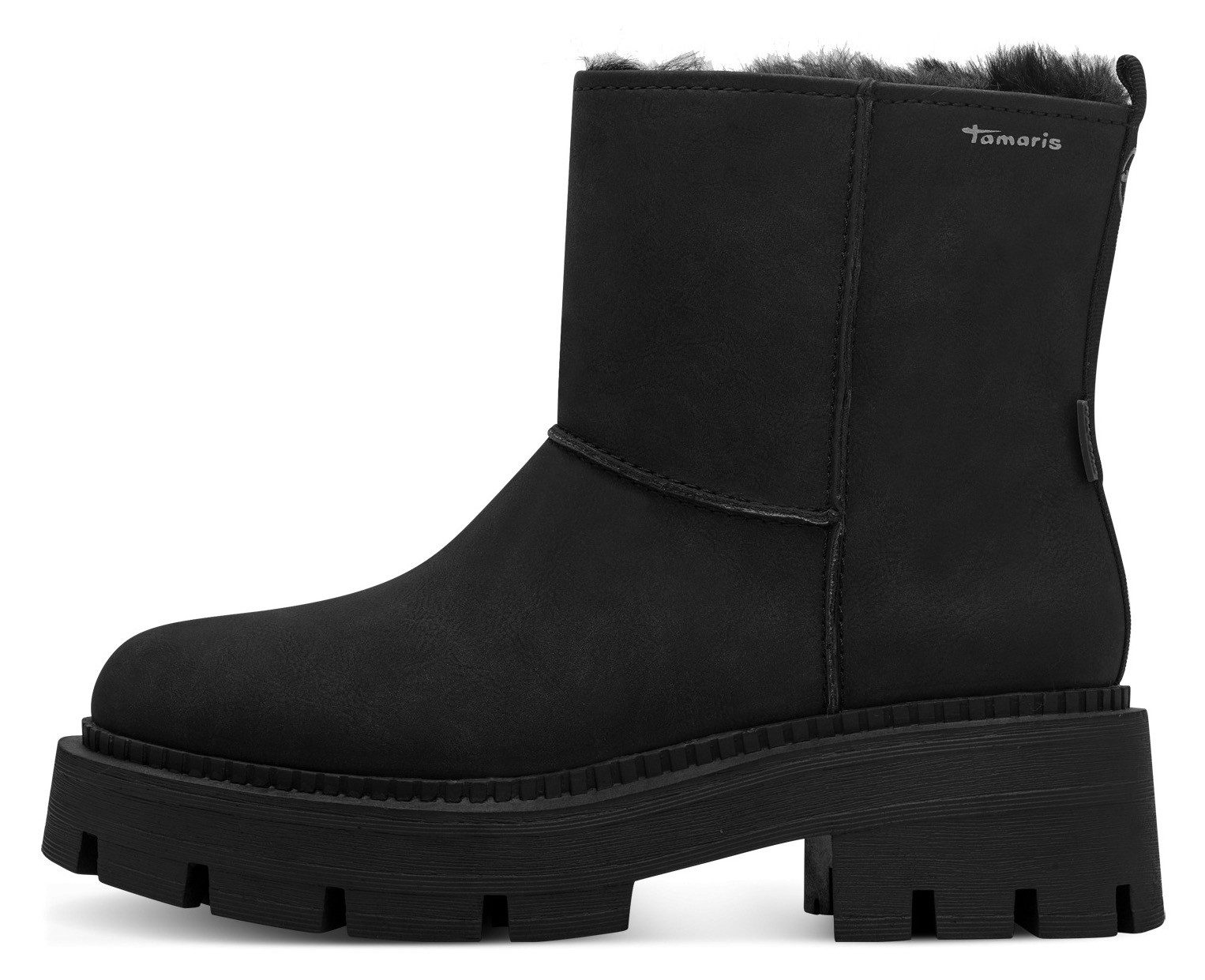 Tamaris Winterlaarzen hakken, winter-enkellaars, outdoorschoen met duo tex-uitrusting