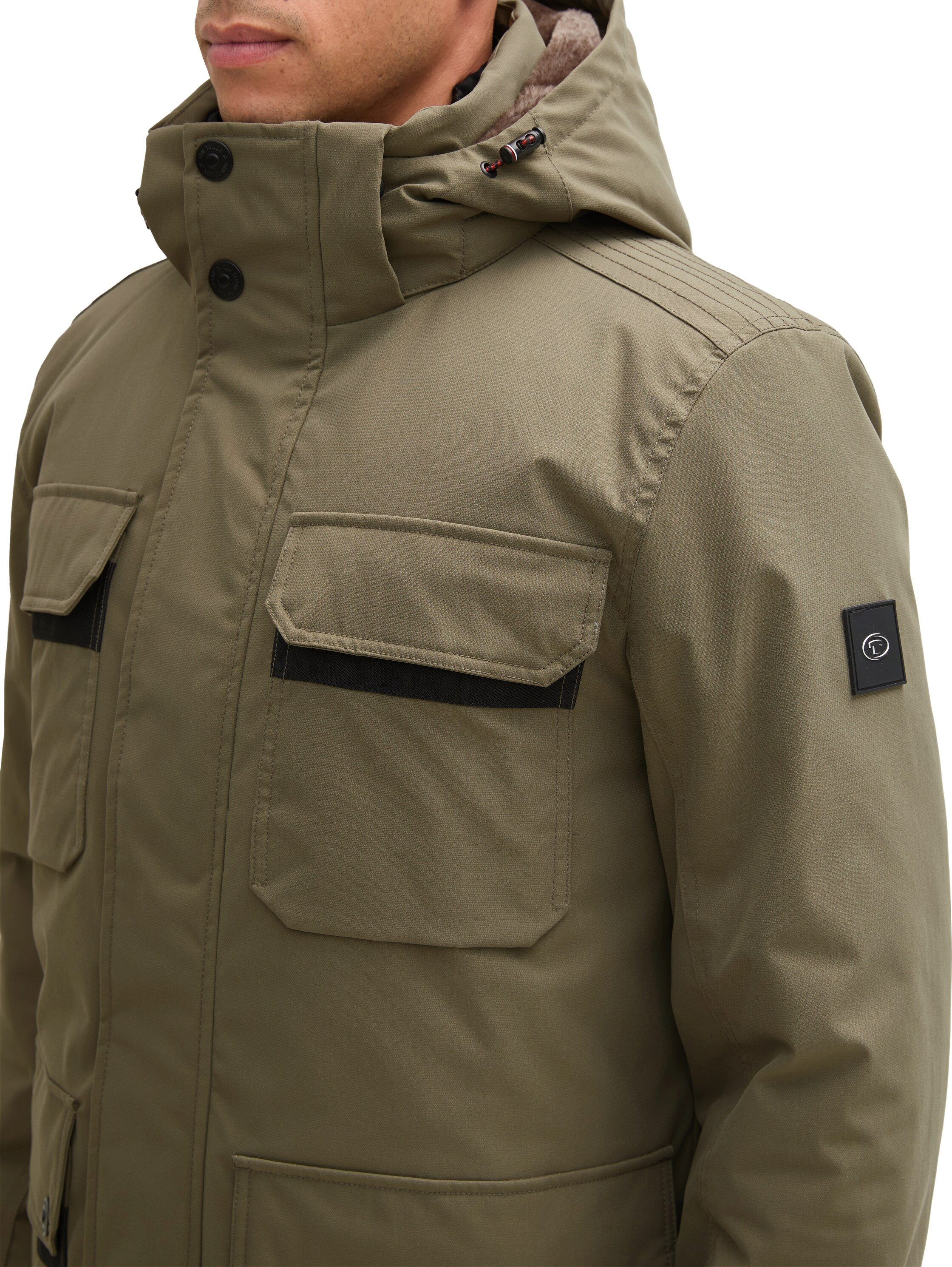 Tom Tailor Outdoorjack met een capuchon