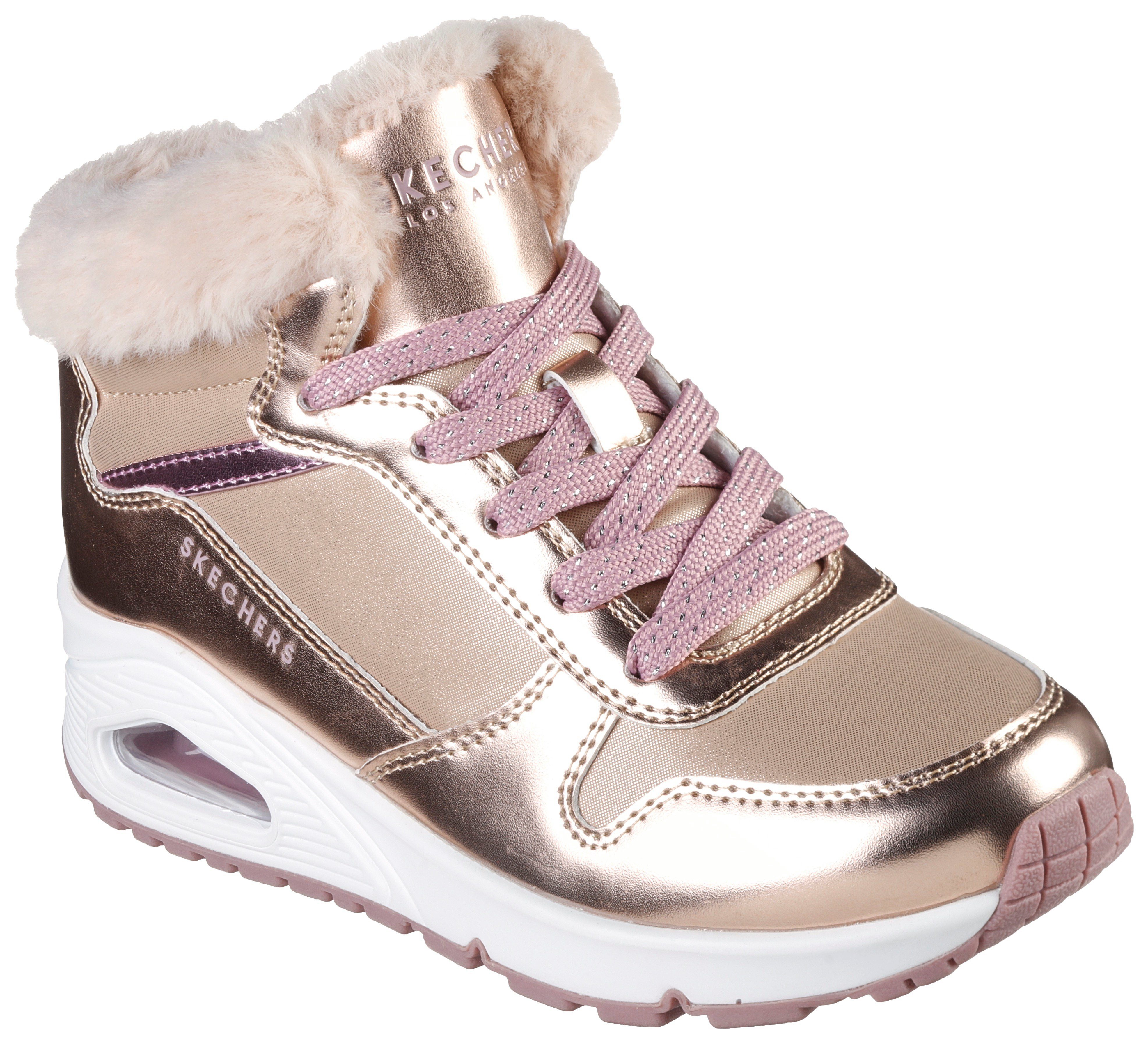 Skechers Hoge veterschoenen Trim met een ritssluiting