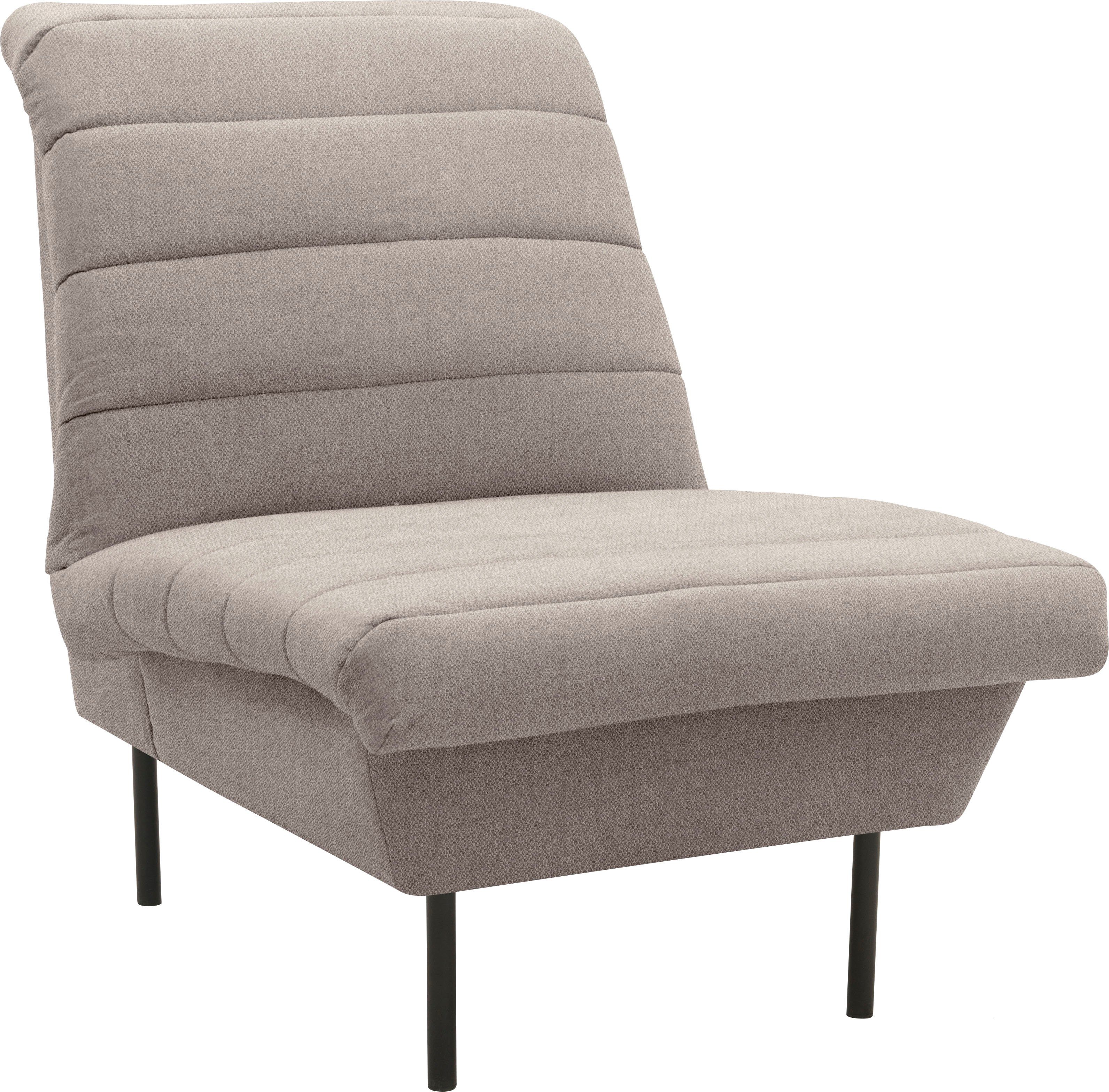 LOOKS BY WOLFGANG JOOP Fauteuil LOOKS IX Breedtestiksels, zonder armleuningen