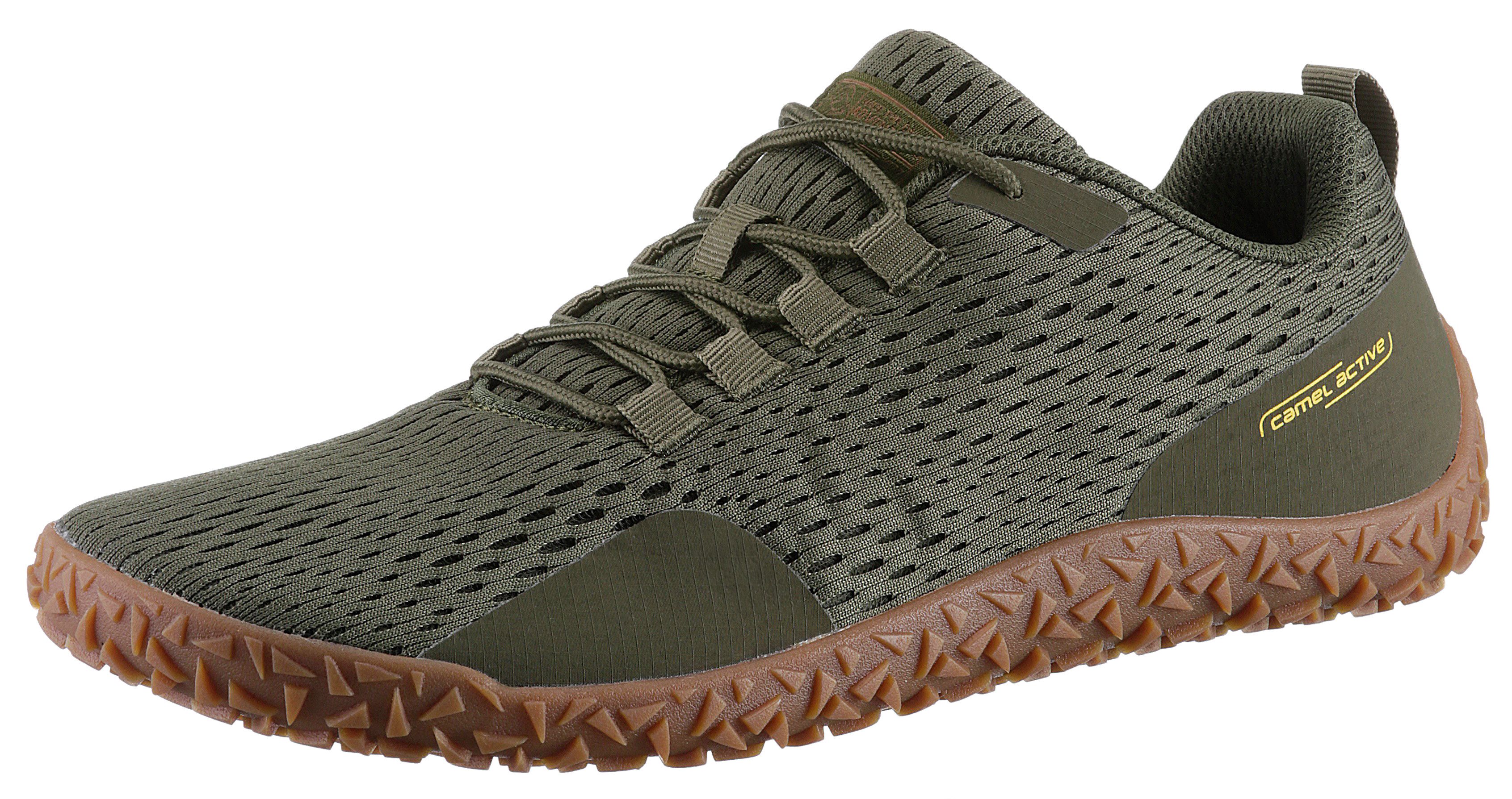 camel active Barefootschoenen , sneakers, veterschoen, comfort schoen met praktische vetersluiting