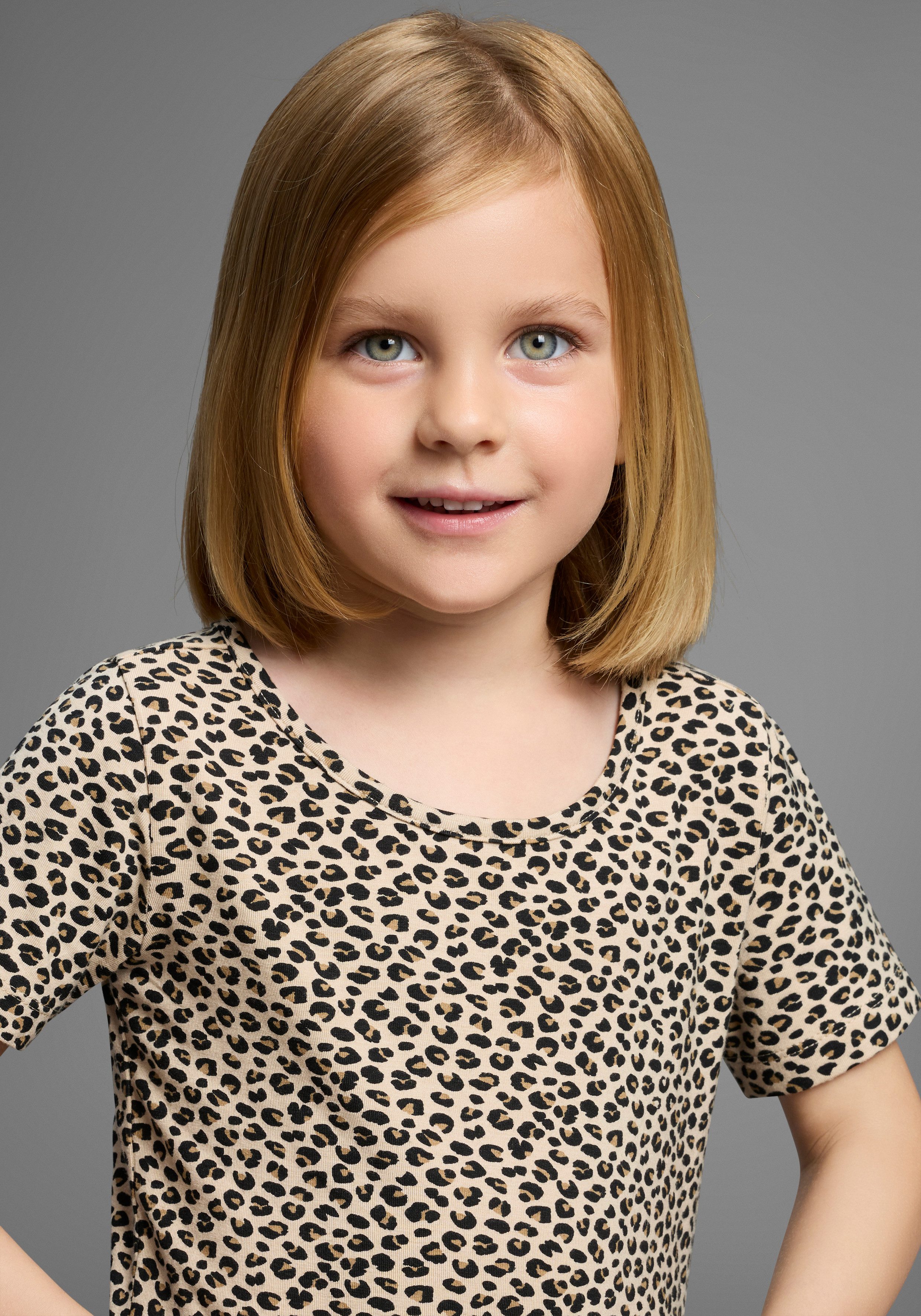 KIDSWORLD Jerseyjurk Shirtjurk in leo-patroon