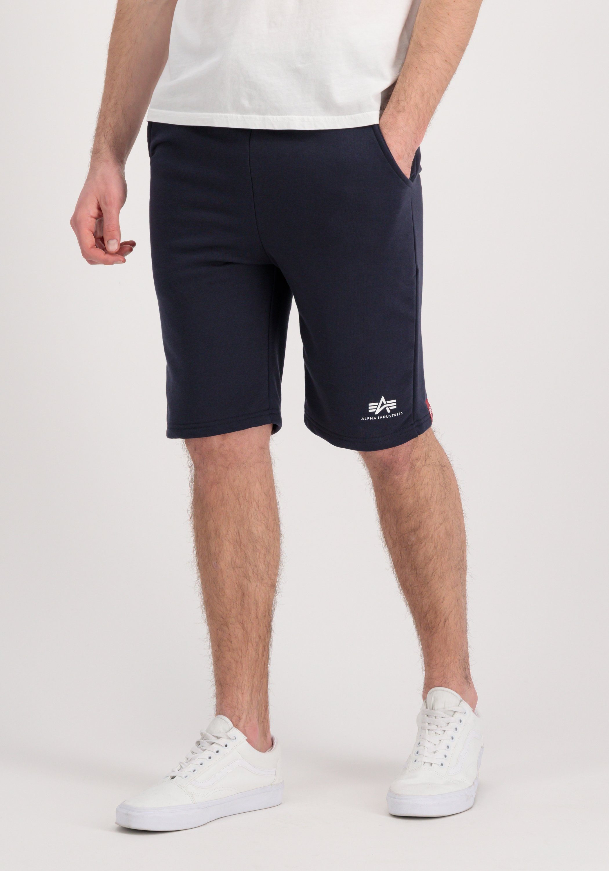 Alpha Industries Sweatshort Alpha Industries Men - Shorts Basic Short SL heren broeken maat S blauw