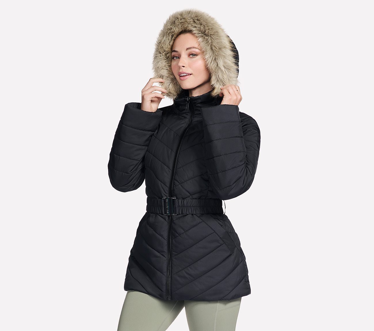 Skechers Winterjack ON-THE-GO BELTED PARKA