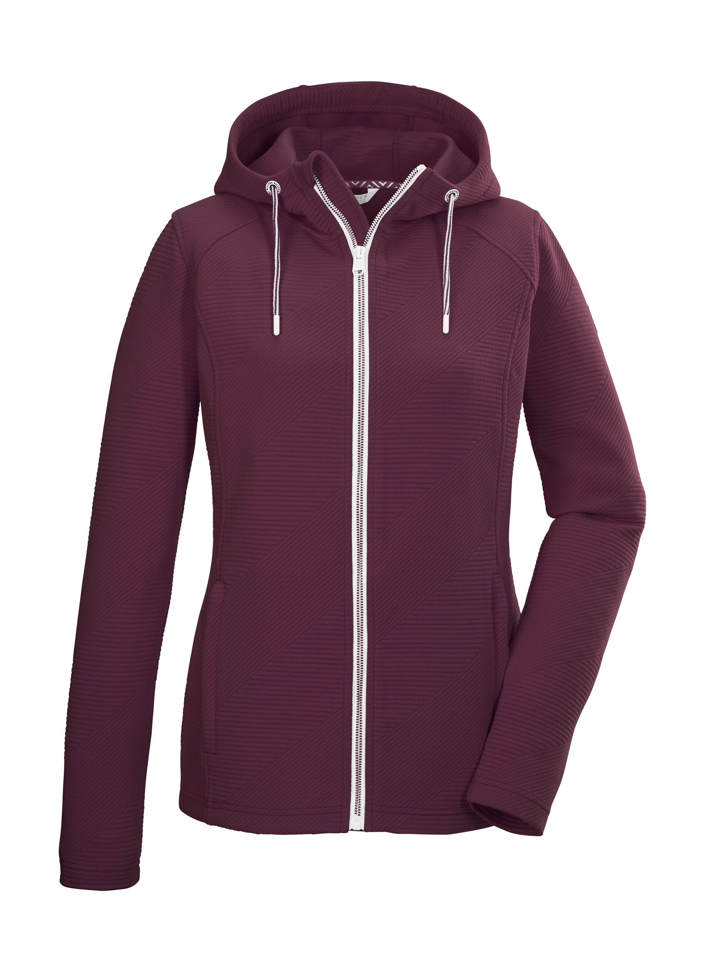 Killtec Vest KOS 33 WMN FLX JCKT Dames powerstretchjack met capuchon, zakken, kinbescherming