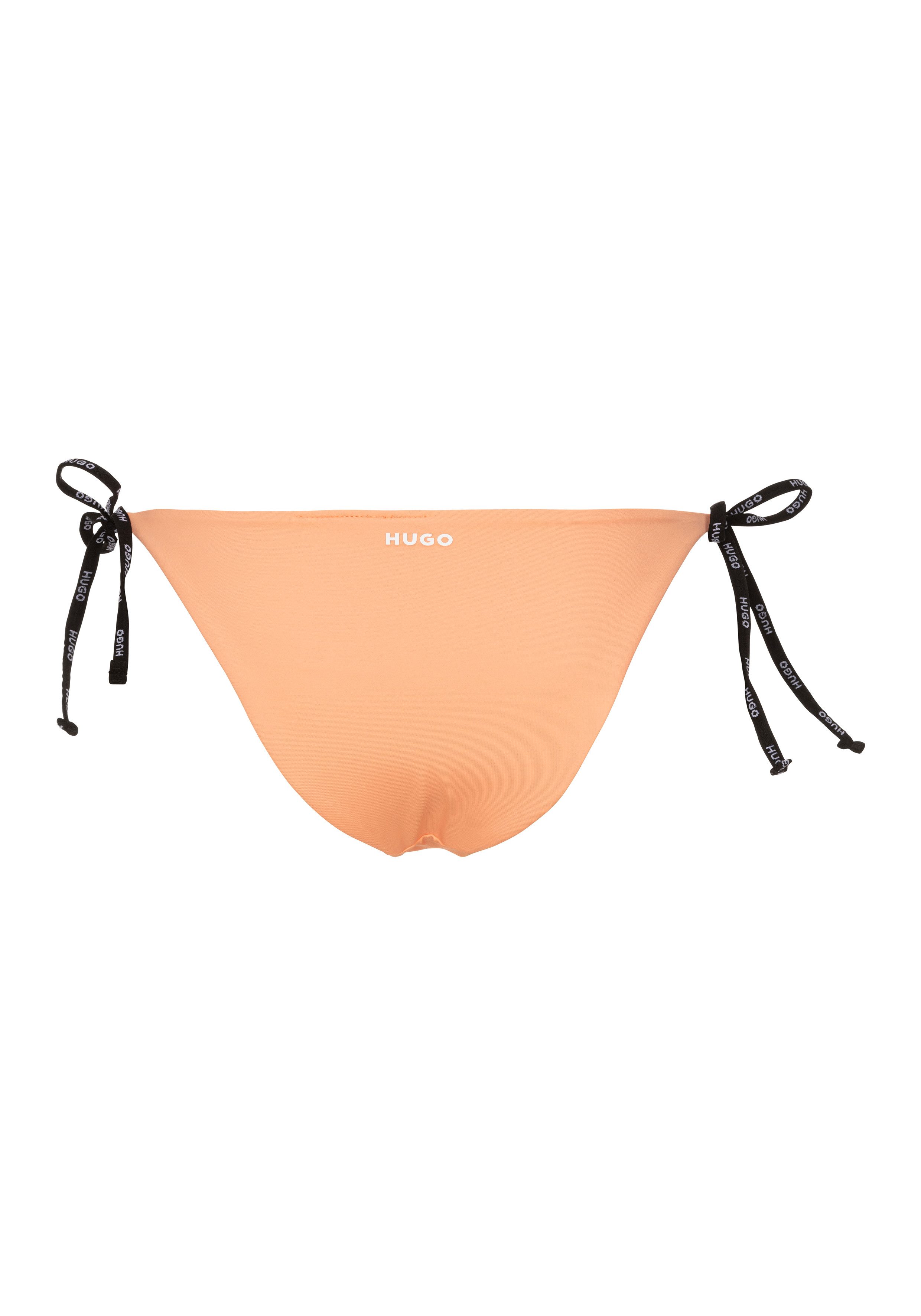 HUGO underwear Bikinibroekje PURE_SIDE TIE met contrastkleurige inzetten