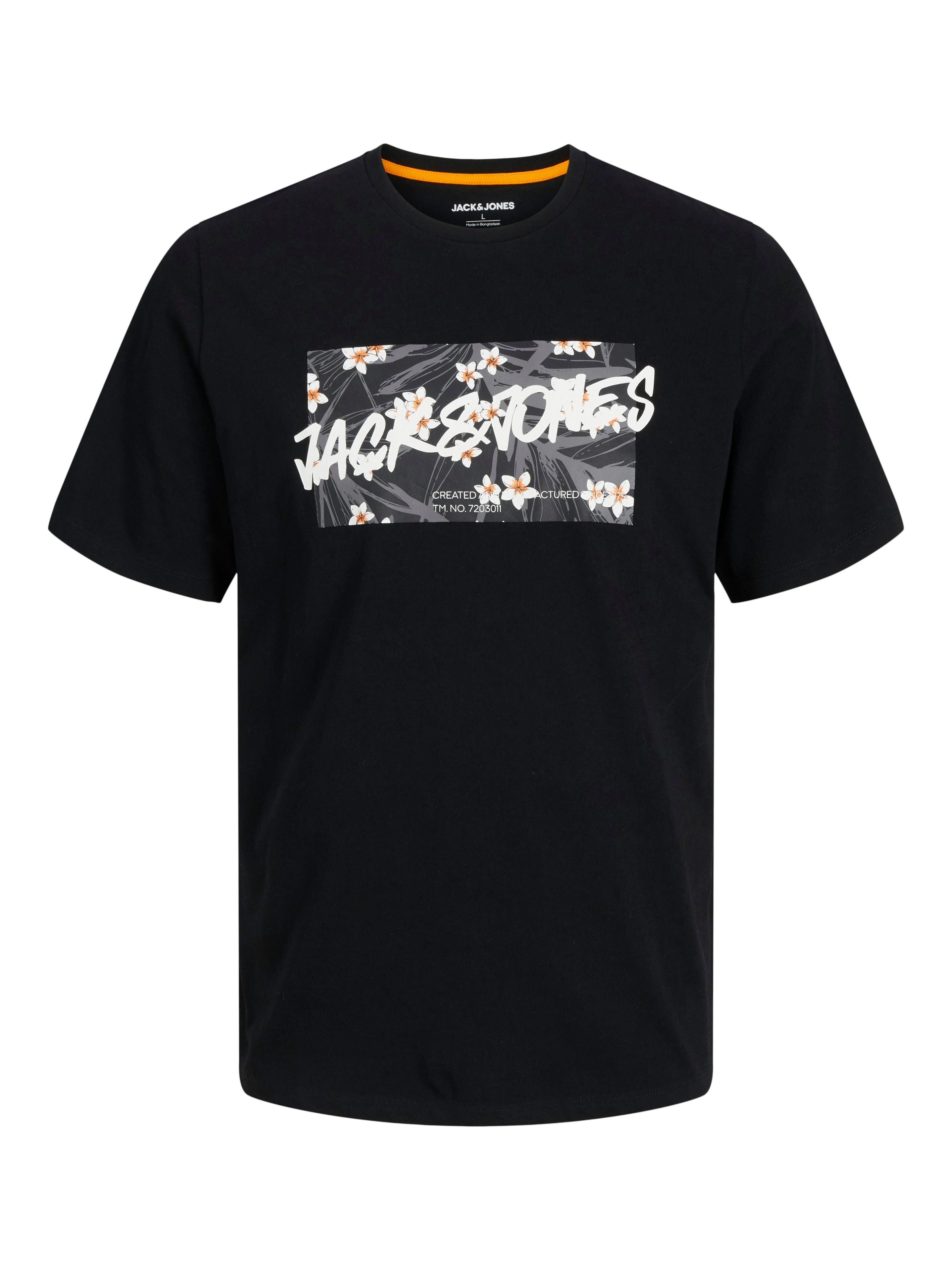 Jack & Jones Shirt met print JJHAWAII SHAPE TEE SS CREW NECK
