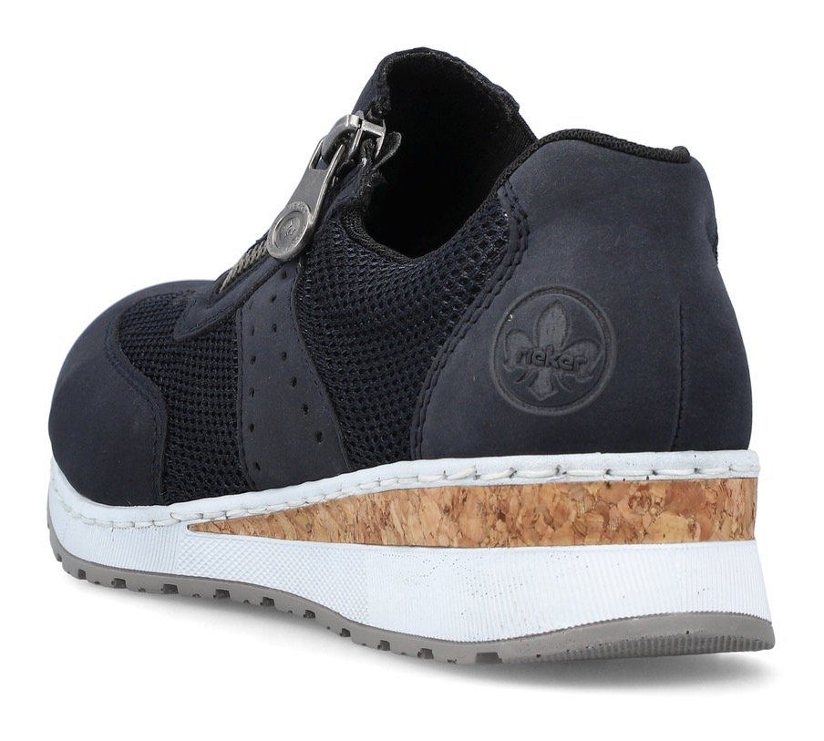 Rieker Slip-on sneakers Slippers, instapschoenen, vrijetijdsschoenen in materiaalmix