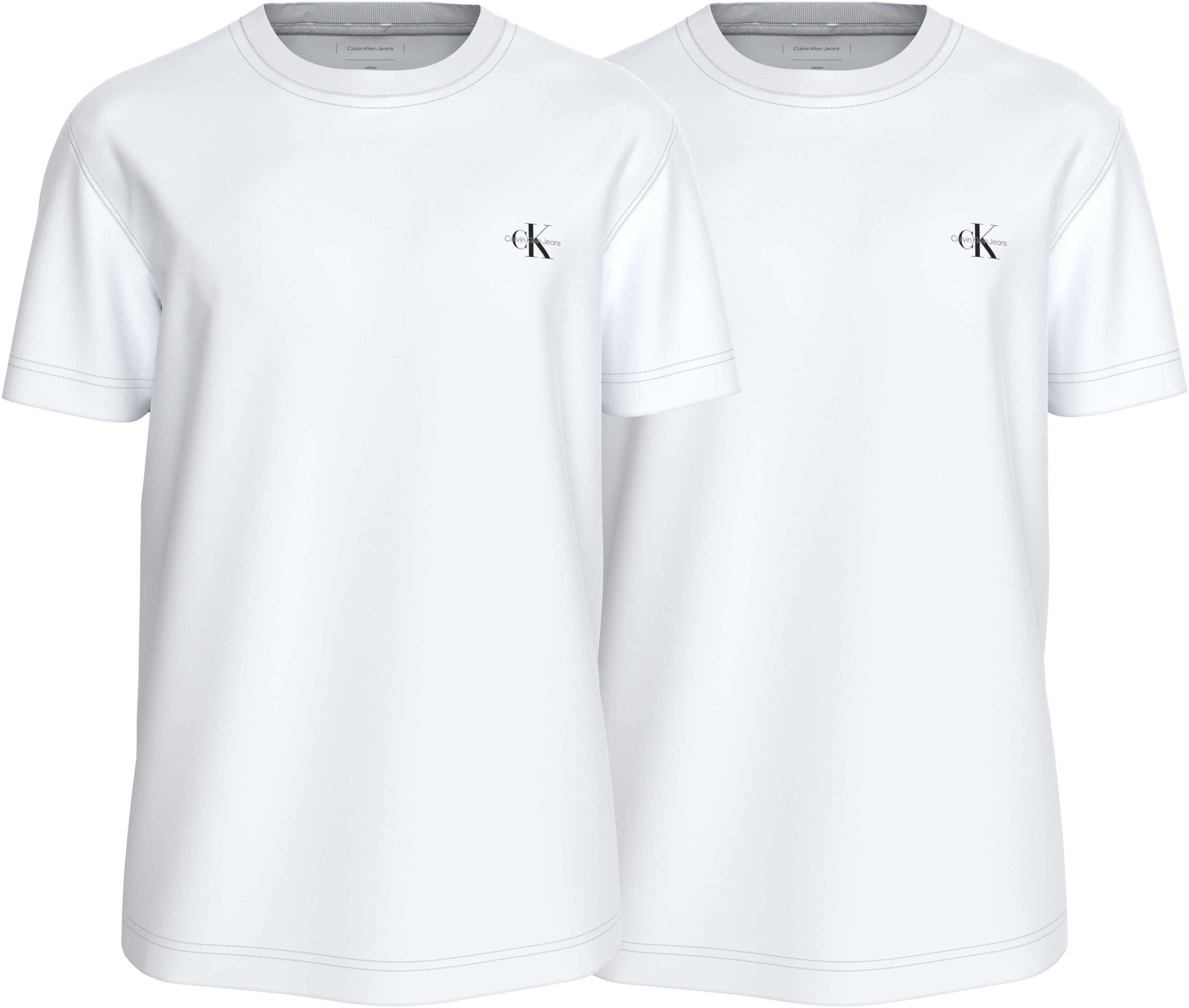 Calvin Klein T-shirt 2 PACK MONOLOGO (Set van 2)