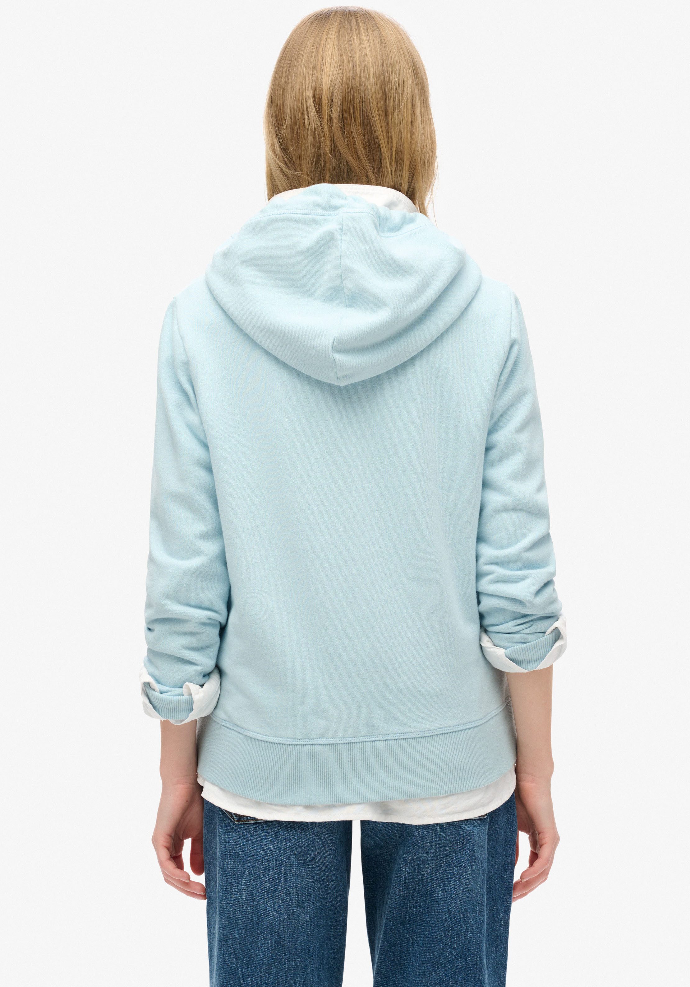 Superdry Capuchonsweatvest ESSENTIAL LOGO ZIP HOODIE HB
