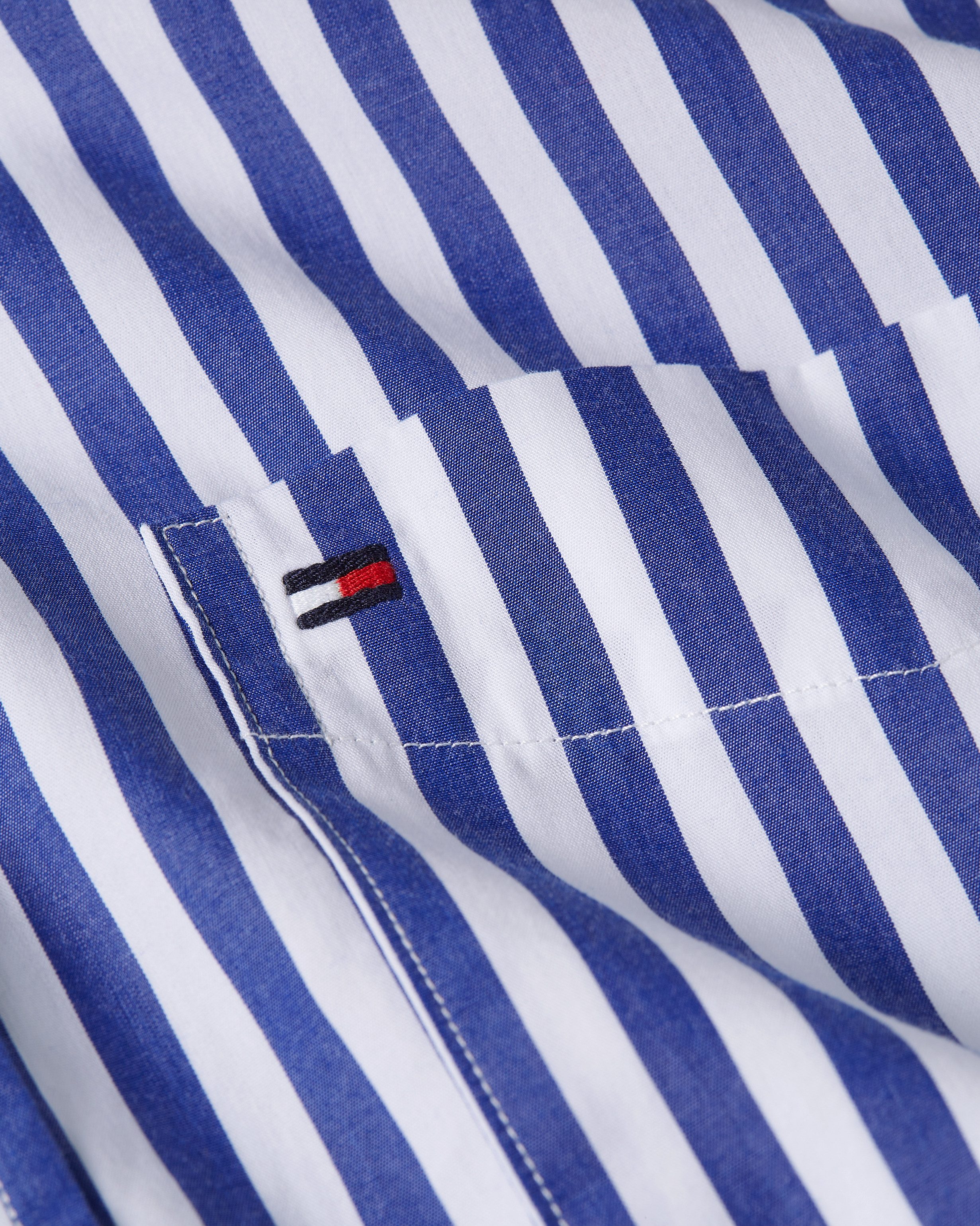 Tommy Hilfiger Overhemd met lange mouwen FLEX POPLIN BOLD STRIPE SHIRT
