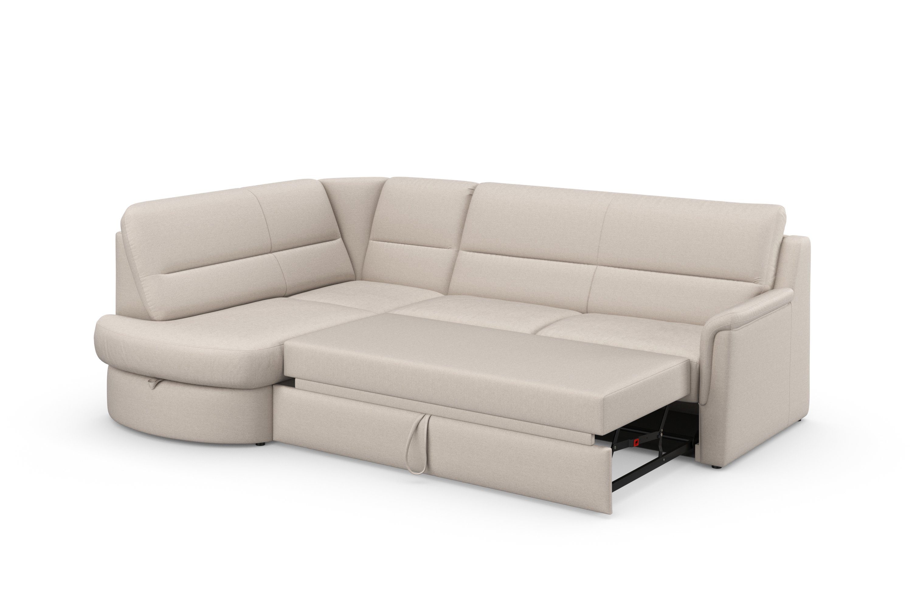 sit&more Hoekbank Panini L-vorm naar keuze met slaapfunctie en bedkist