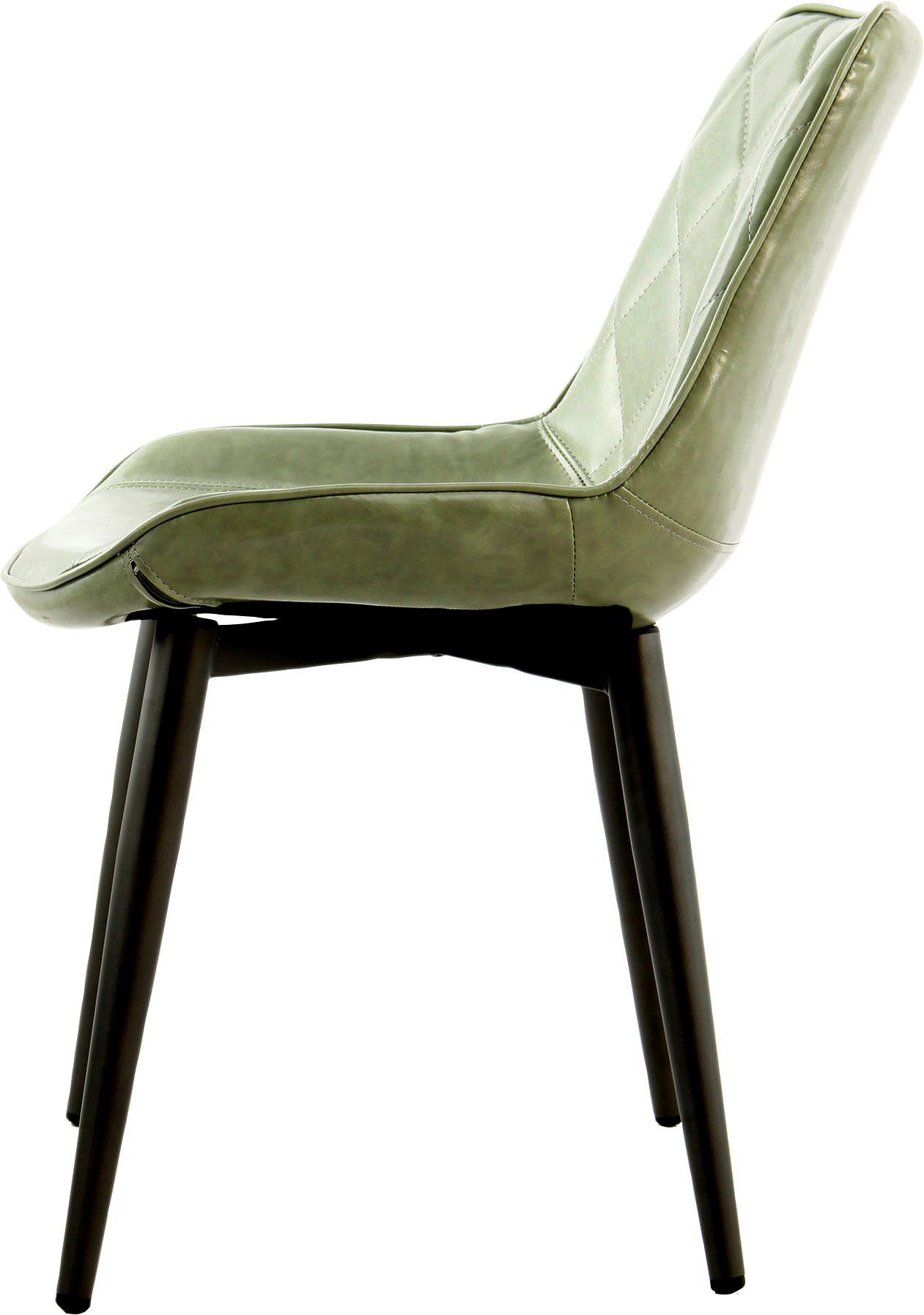 Kayoom Stoel Cecil 110 2-delige set, moderne kleuren, rugleuning met stijlvol stikpatroon