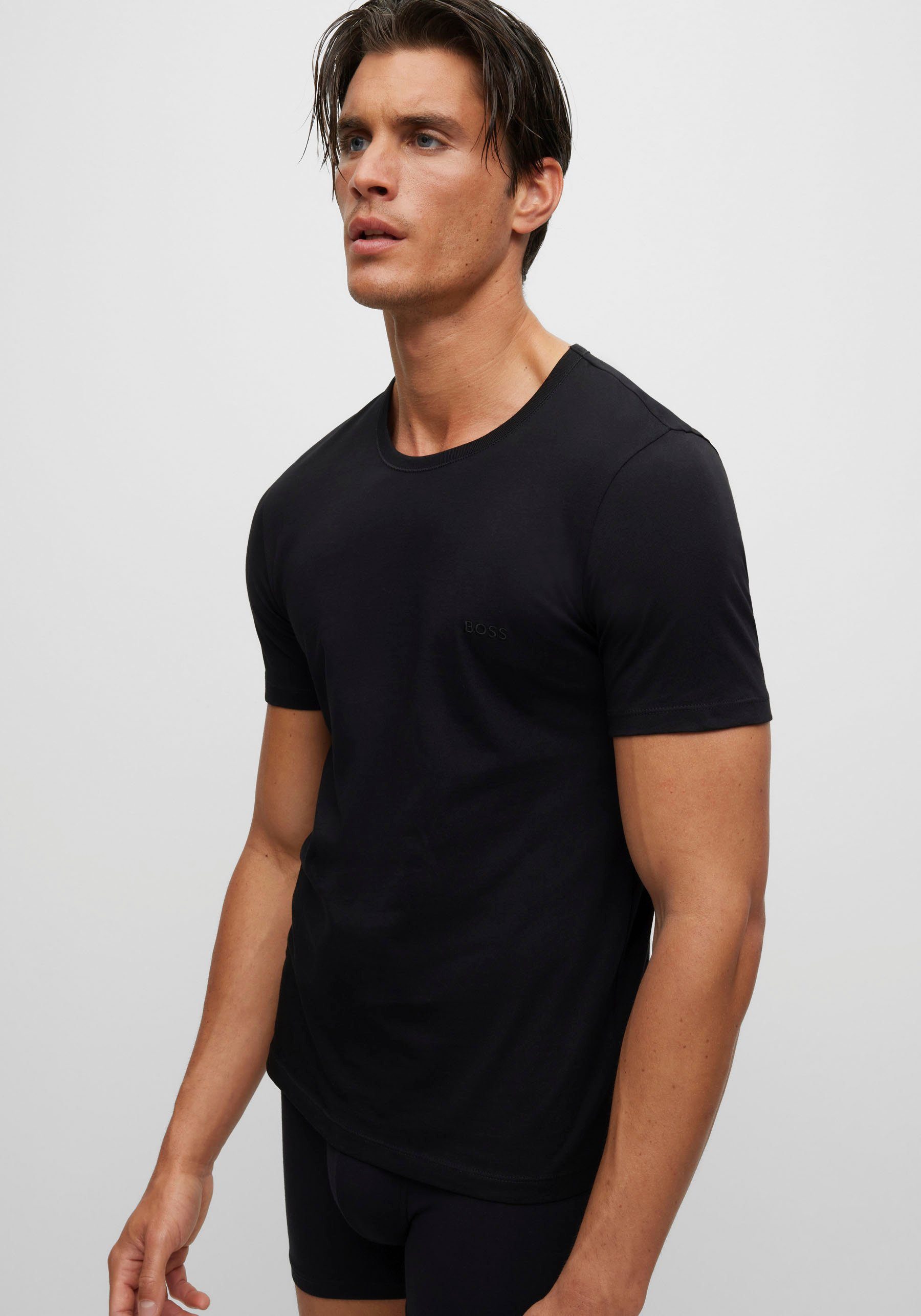 BOSS T-shirt Ronde hals BOSS ONE x David Beckham (3-delig, Set van 3)
