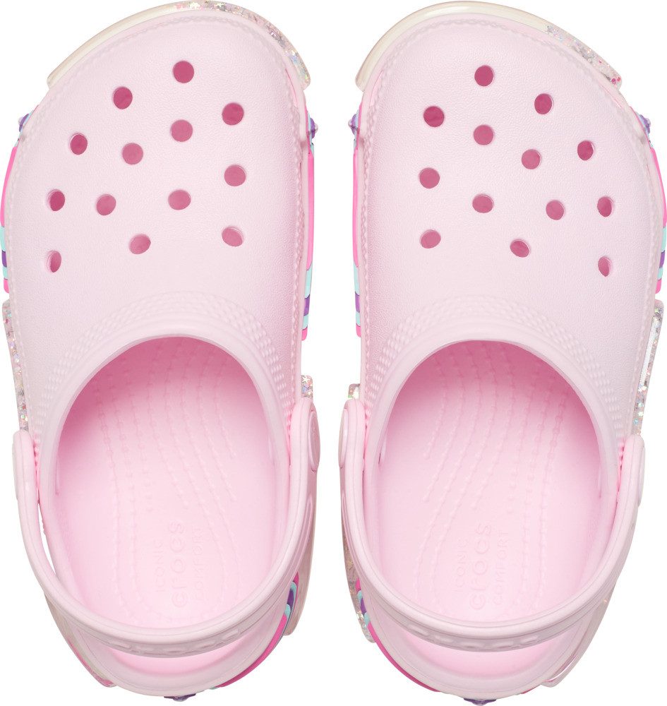 Crocs Clogs Classic Star Sparkle Clog T Vrijetijdsschoen, sandaal met cool motief