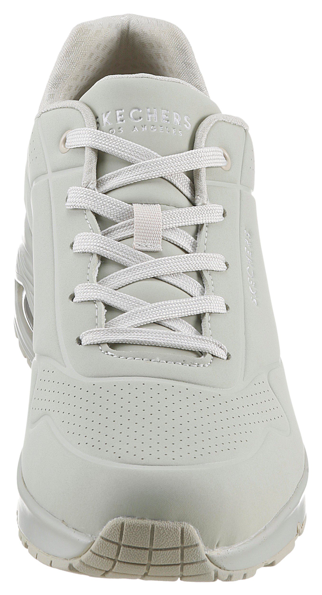 Skechers Sneakers met sleehak UNO STAND ON AIR Vrijetijdsschoen, lage schoen, veterschoen met zacht gevoerde binnenzool